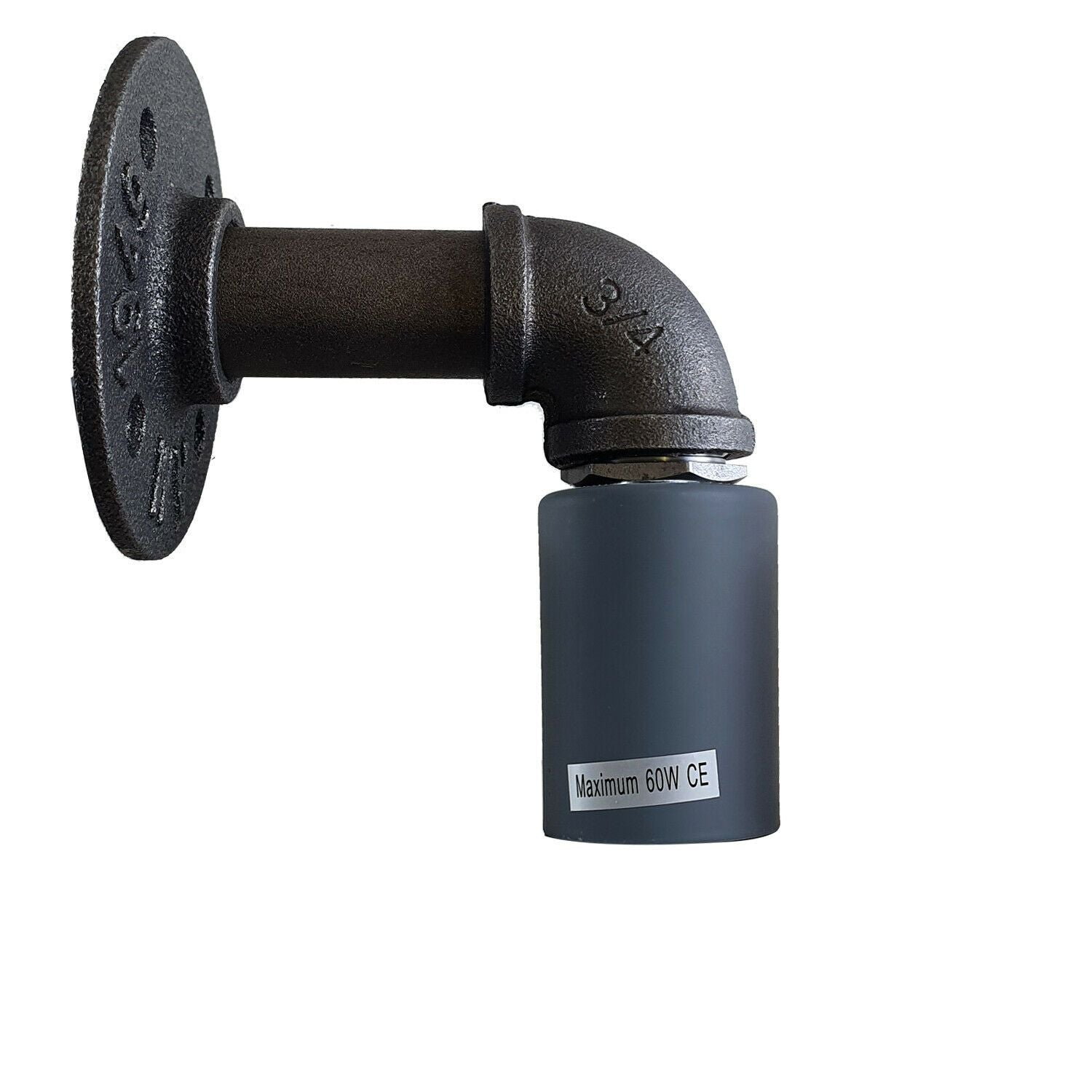 Water Pipe Wall Lamp Industrial style single wall light fitting~1523