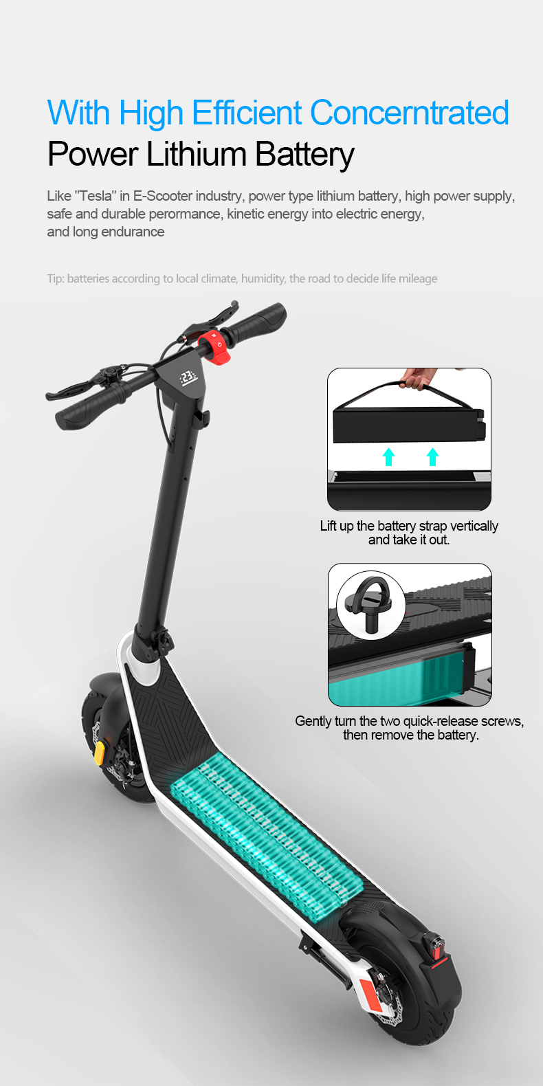 The Commuta Pro Max Electric Foldable Scooter - 75km Range and 40kmh Max Speed. - ships from UK