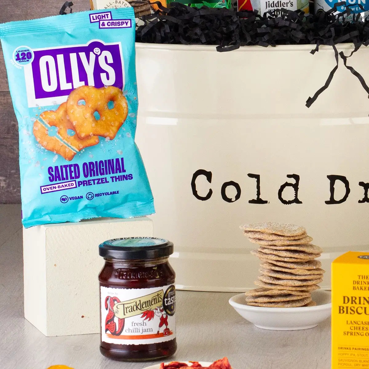 Supersized Beer and Snacks Gift