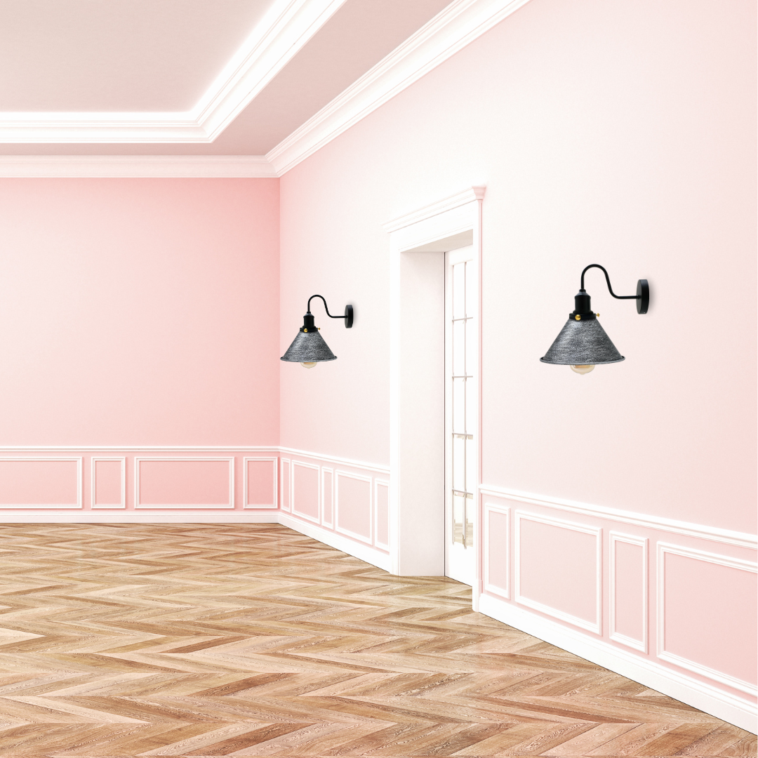 Industrial Metal Wall Light Fitting Vintage Cone shape Wall Sconce~3388