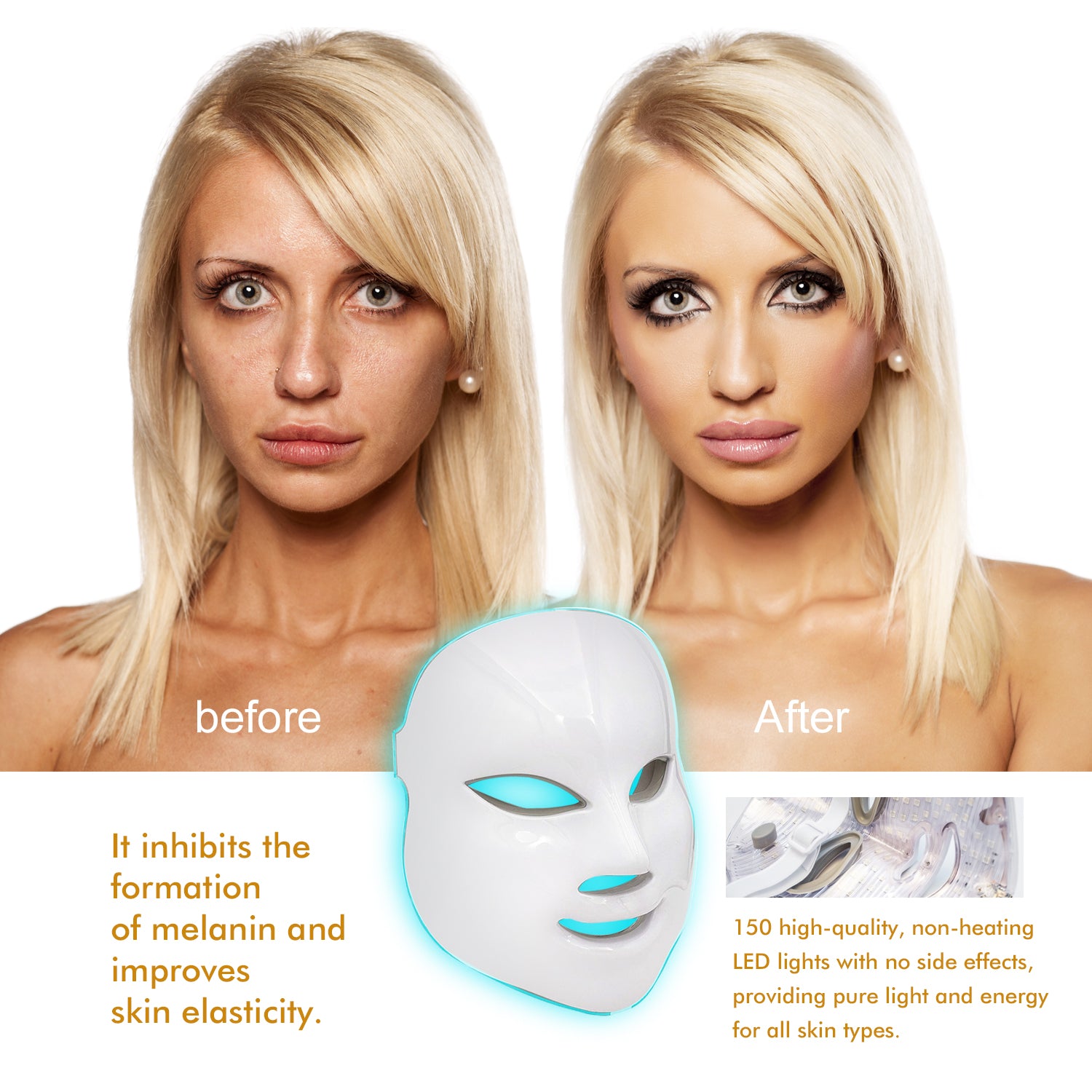 7 Colors LED Mask LED Light Photon Face Mask