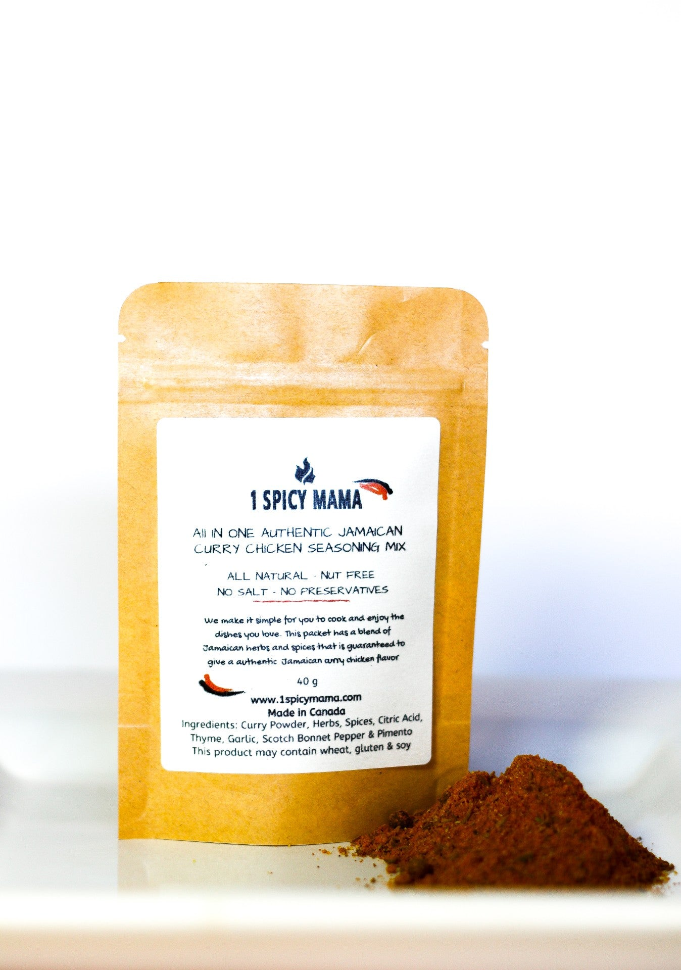 All In One Authentic Jamaican Curry Chicken Seasoning Mix
