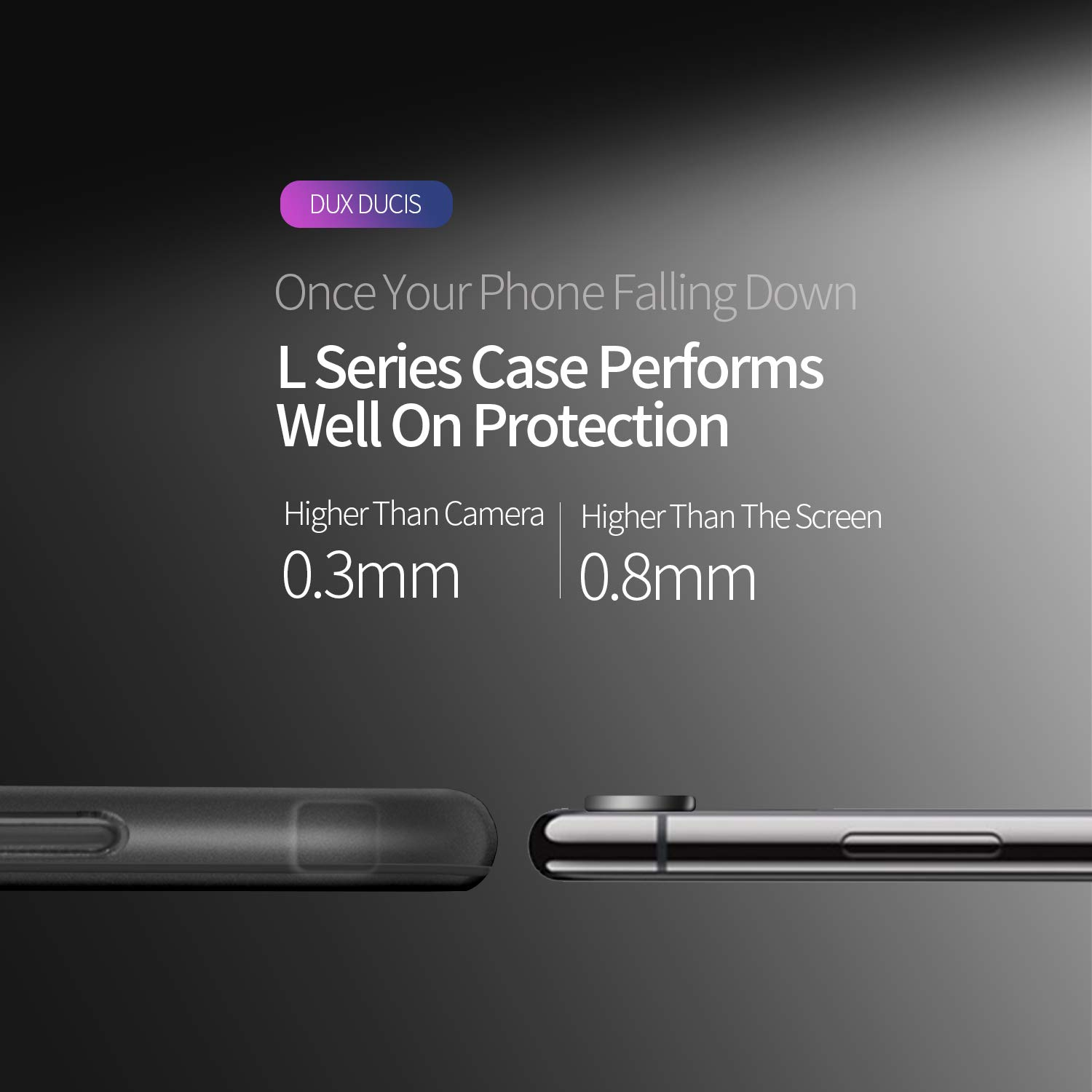 Dux Ducis Light Series Case for iPhone XR - Grey