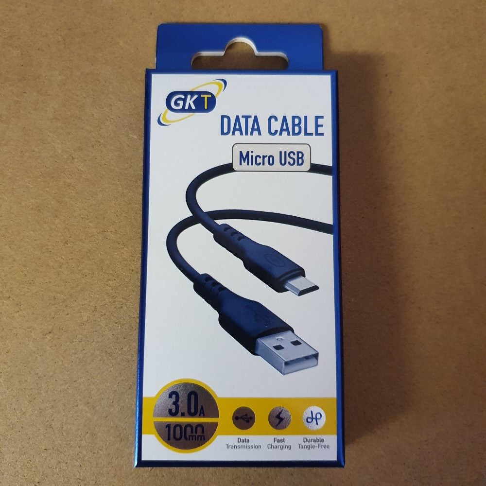 GK Telecom Micro USB to USB Cable 1M - Black