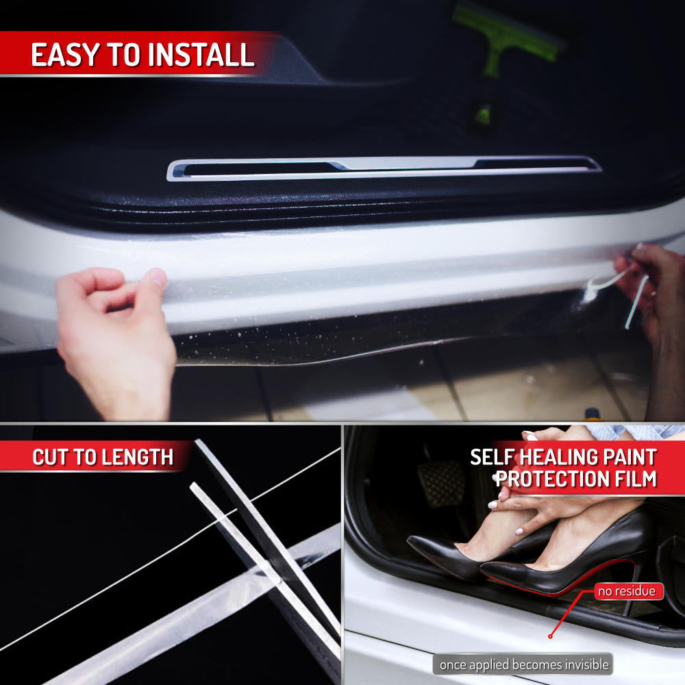 RimPro-Tec® PPF&Tints™ Universal Car Door Sill Protectors With Apply Kit