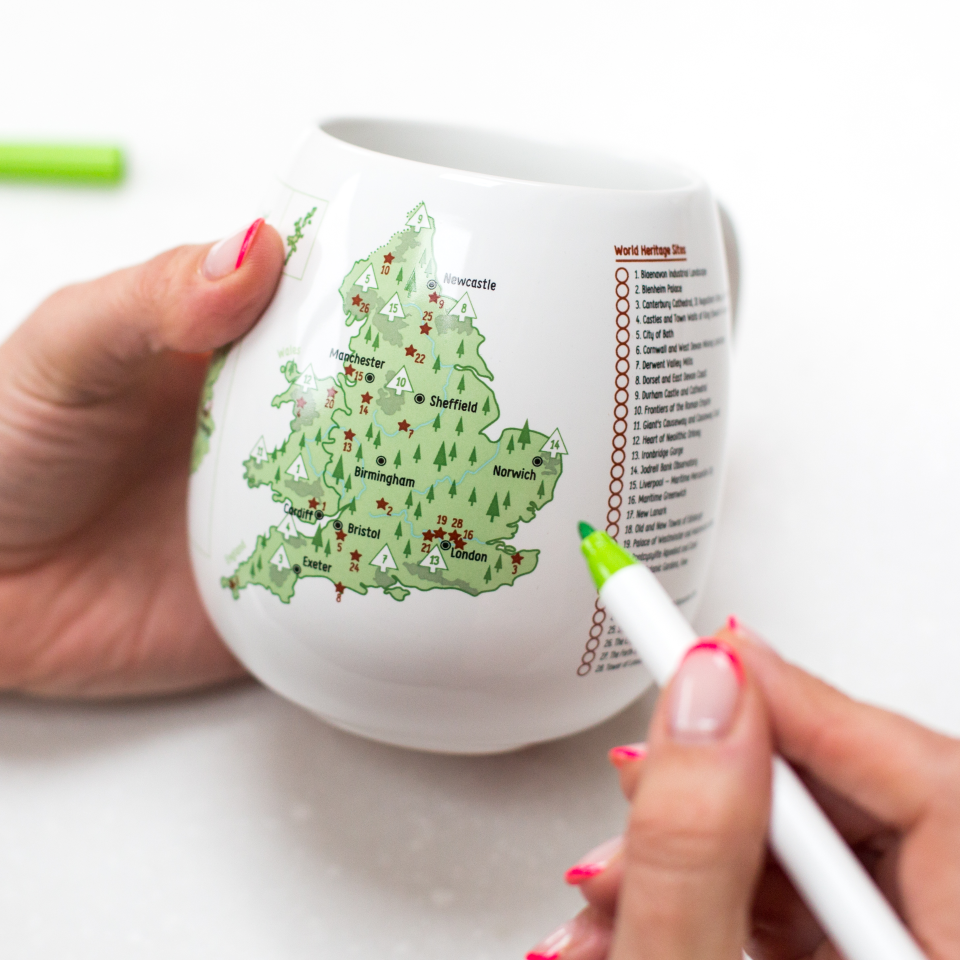 UK Explorer Colour In Mug