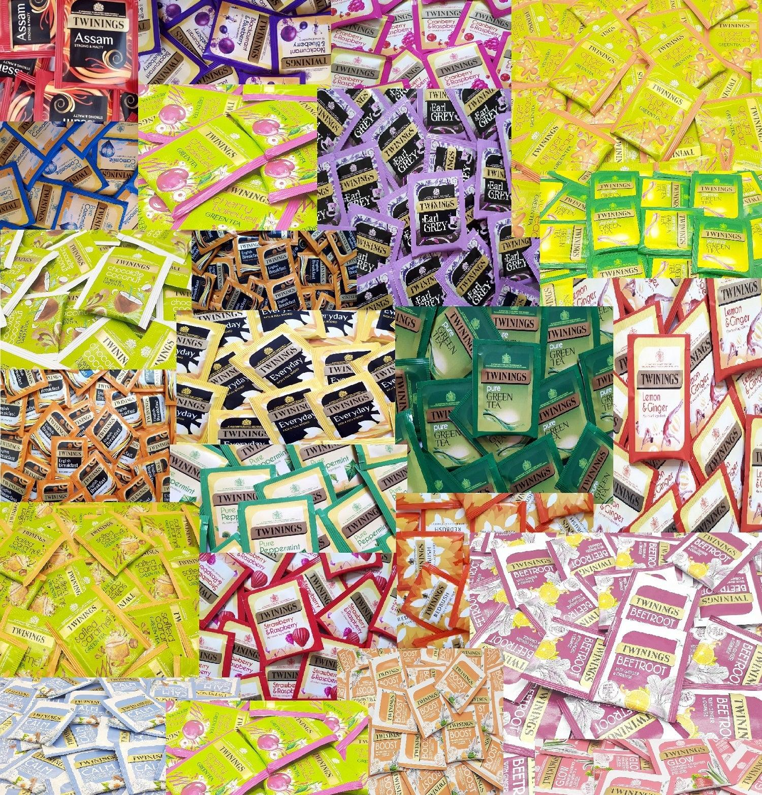 Twinings Individually Wrapped Enveloped Tagged Tea Bags Mixed Selections