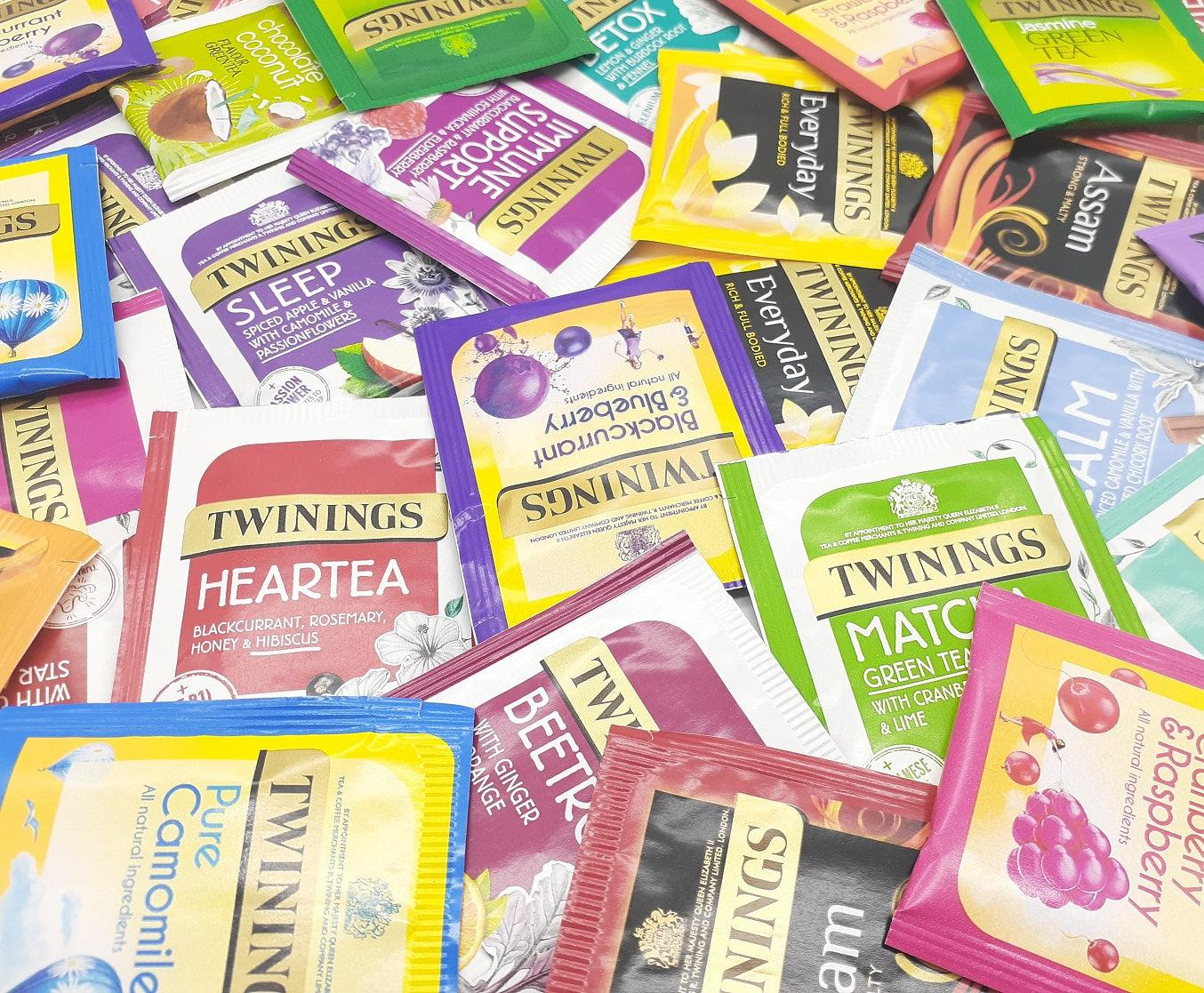 Twinings Individually Wrapped Enveloped Tagged Tea Bags Mixed Selections