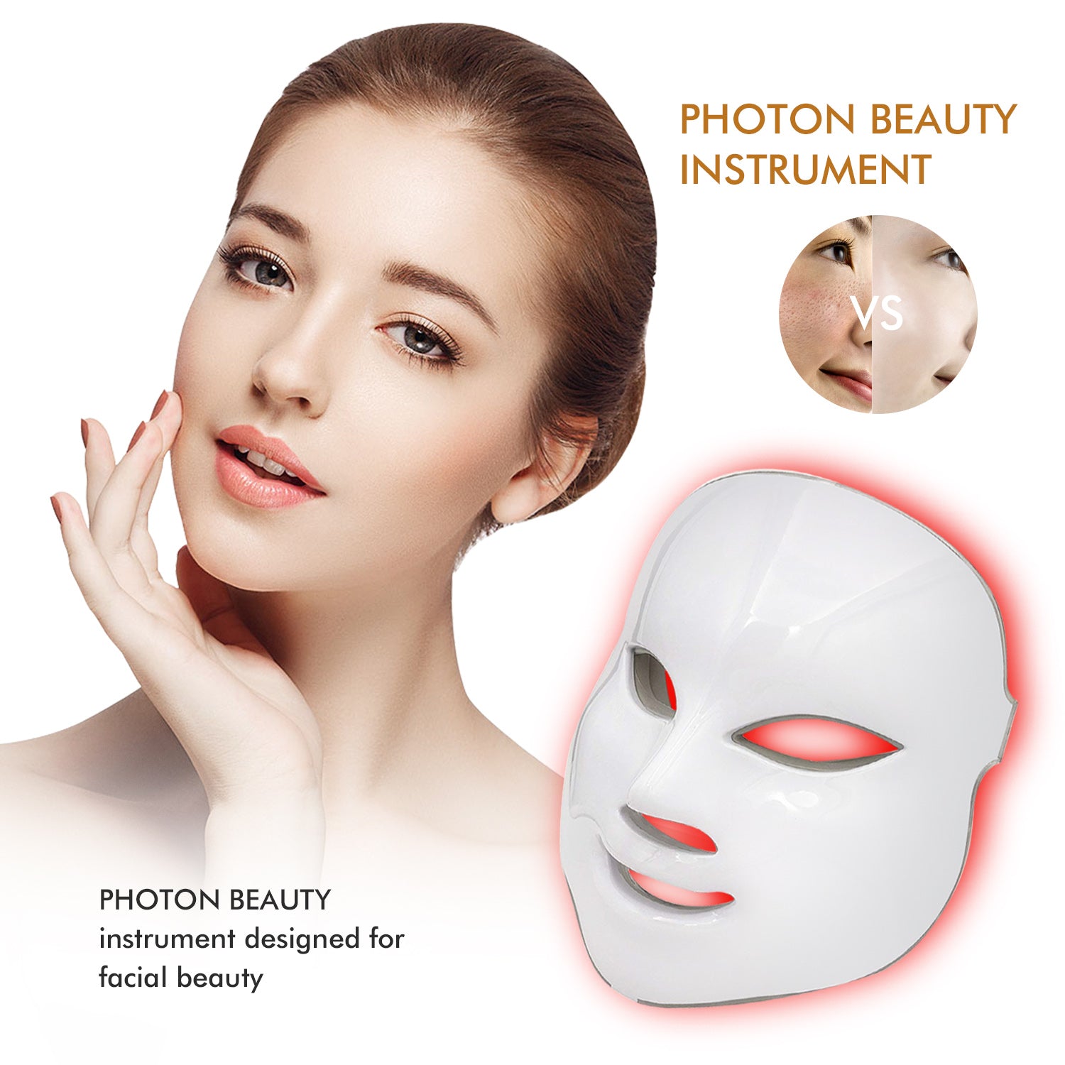 7 Colors LED Mask LED Light Photon Face Mask