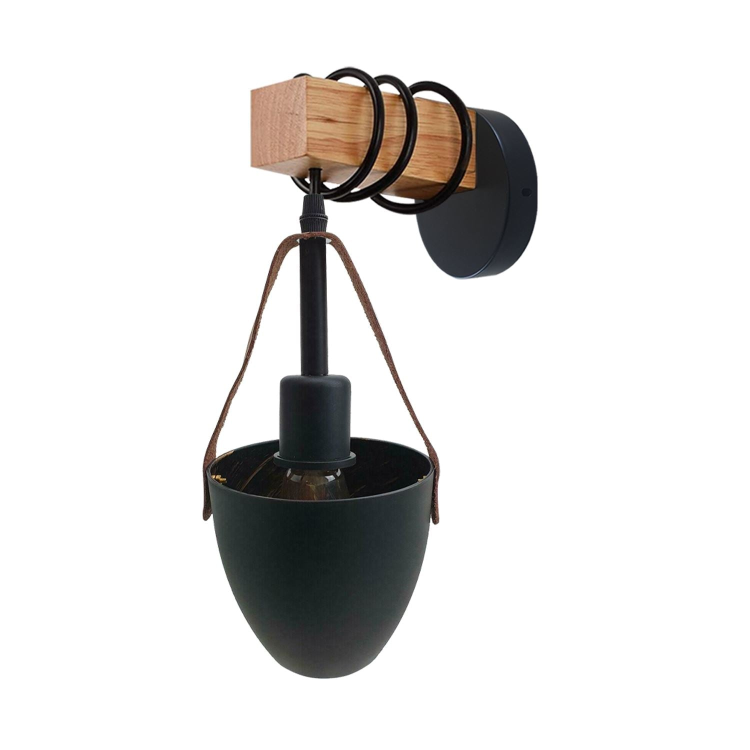 Vintage Wall Lamp Industrial Retro Metal Wood Wall Lights Sconce Lamp Fixture UK~3600