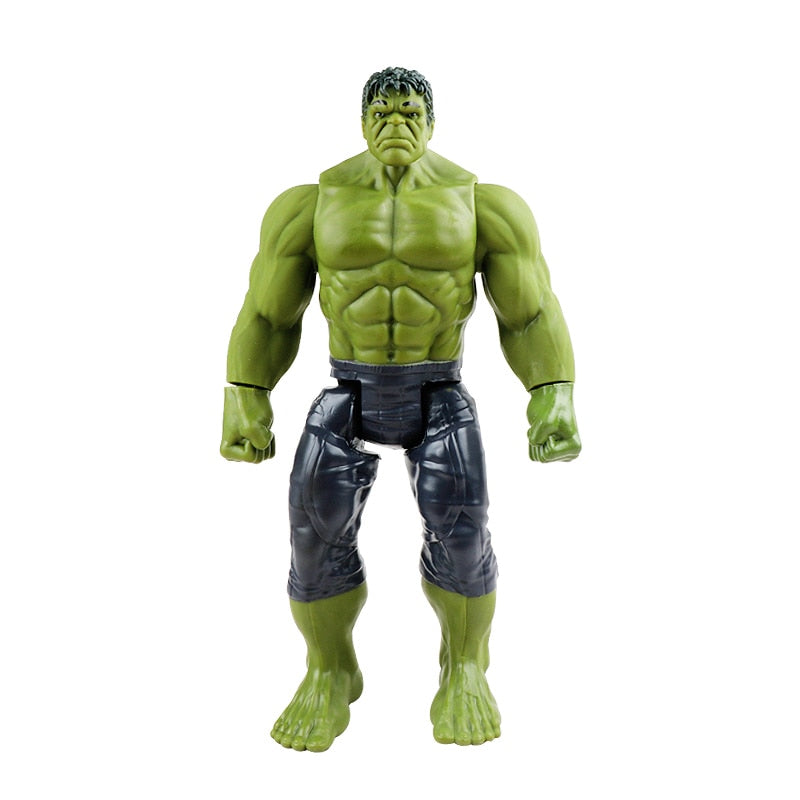 30cm Marvel Avengers Venom Hulk Black Panther Ant Man Captain America Thor Wolverine Thanos Action Figure Kid Toy For Children