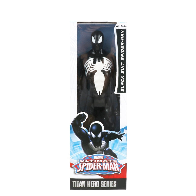 30cm Marvel Avengers Venom Hulk Black Panther Ant Man Captain America Thor Wolverine Thanos Action Figure Kid Toy For Children