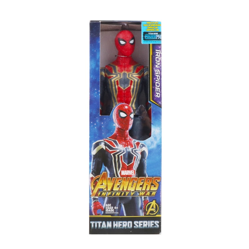 30cm Marvel Avengers Venom Hulk Black Panther Ant Man Captain America Thor Wolverine Thanos Action Figure Kid Toy For Children