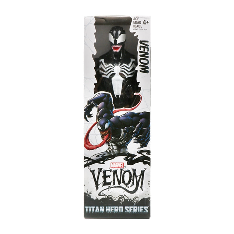 30cm Marvel Avengers Venom Hulk Black Panther Ant Man Captain America Thor Wolverine Thanos Action Figure Kid Toy For Children