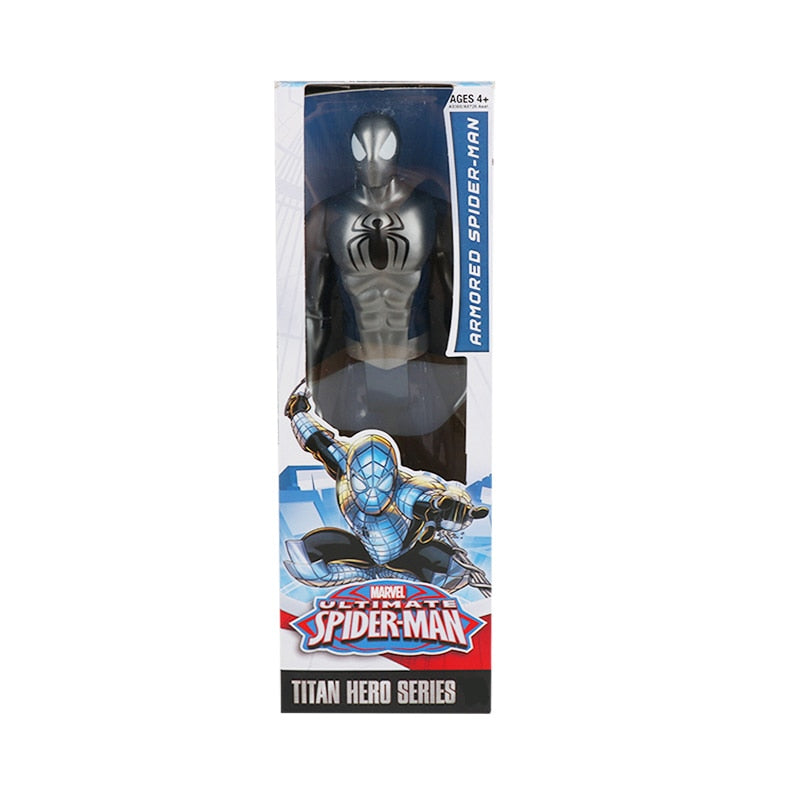 30cm Marvel Avengers Venom Hulk Black Panther Ant Man Captain America Thor Wolverine Thanos Action Figure Kid Toy For Children