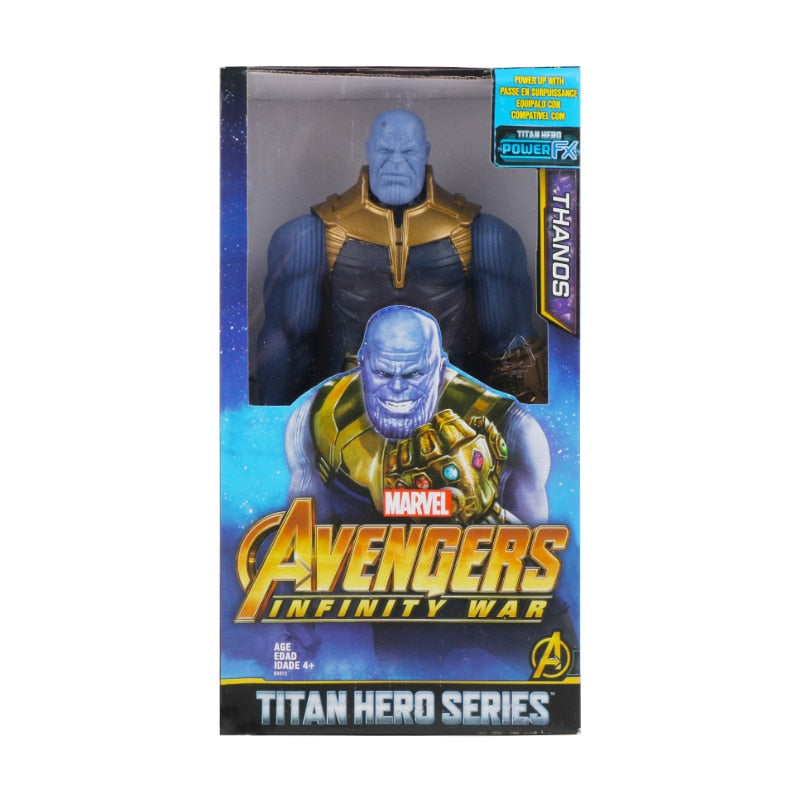 30cm Marvel Avengers Venom Hulk Black Panther Ant Man Captain America Thor Wolverine Thanos Action Figure Kid Toy For Children