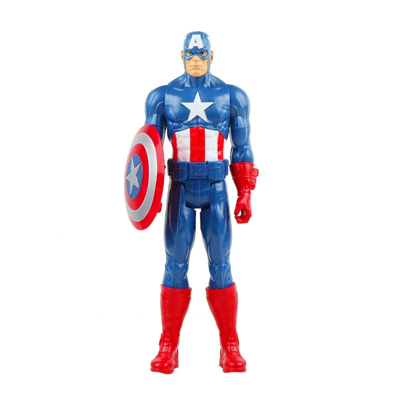 30cm Marvel Avengers Venom Hulk Black Panther Ant Man Captain America Thor Wolverine Thanos Action Figure Kid Toy For Children
