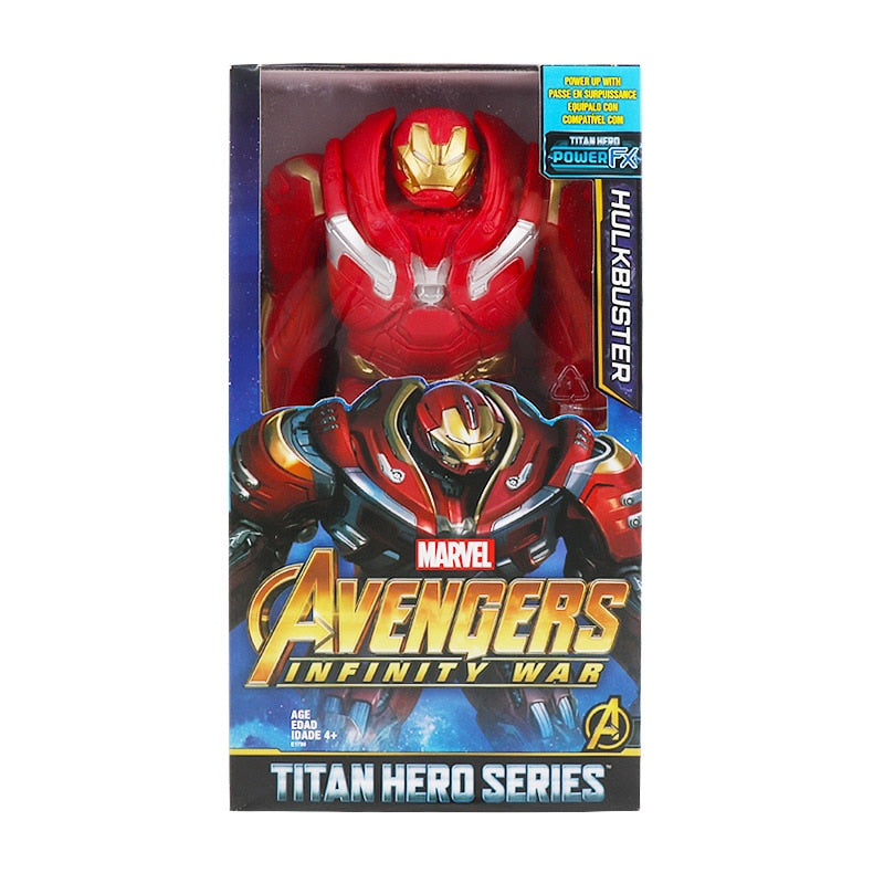 30cm Marvel Avengers Venom Hulk Black Panther Ant Man Captain America Thor Wolverine Thanos Action Figure Kid Toy For Children