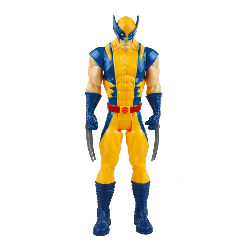 30cm Marvel Avengers Venom Hulk Black Panther Ant Man Captain America Thor Wolverine Thanos Action Figure Kid Toy For Children