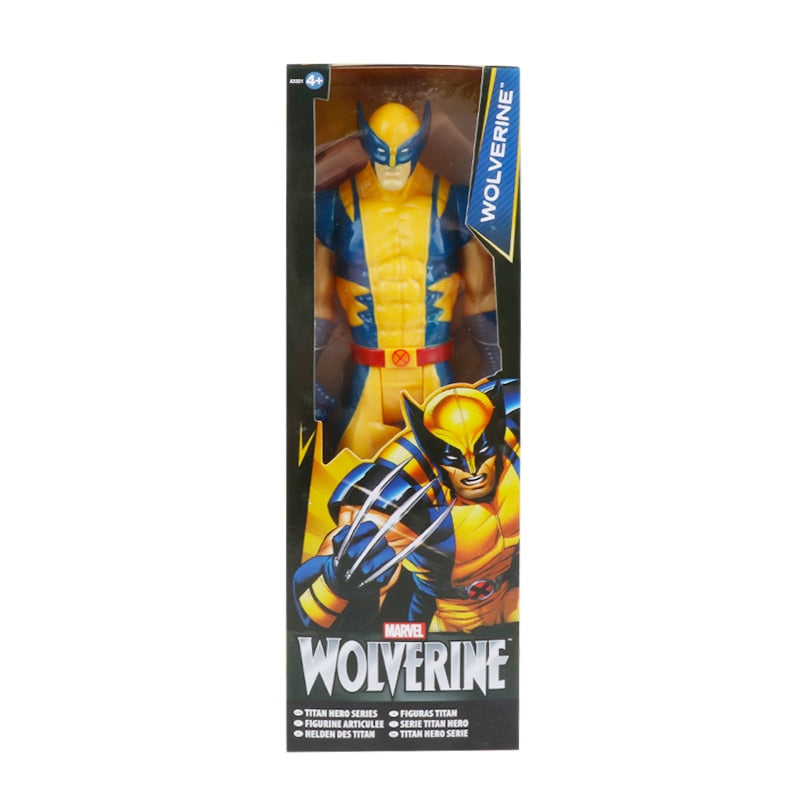 30cm Marvel Avengers Venom Hulk Black Panther Ant Man Captain America Thor Wolverine Thanos Action Figure Kid Toy For Children