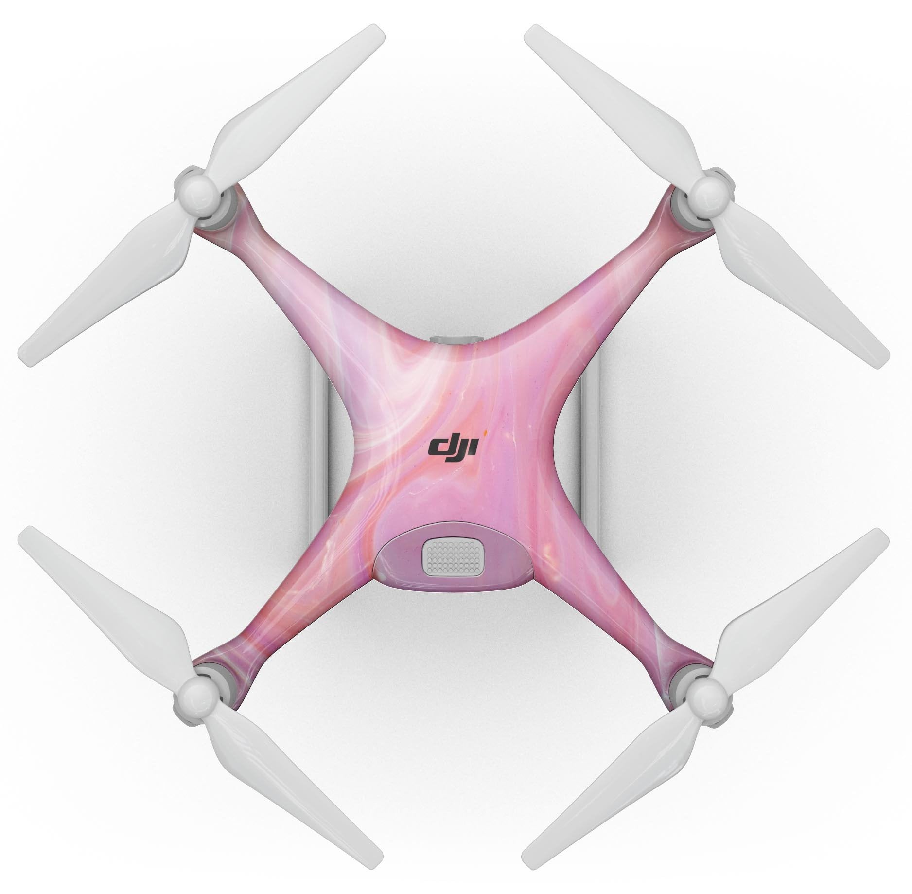 Marbleized Pink Paradise V2 - Full-Body Skin Kit for the DJI Phantom 4