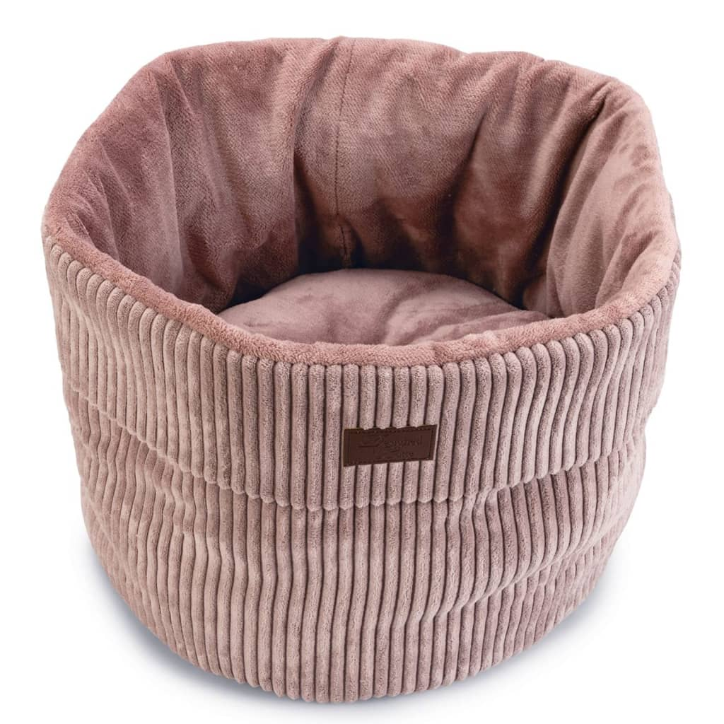 Designed by Lotte Cat Basket Ribbed Pink 50x35 cm