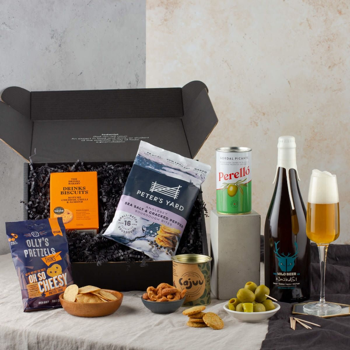 Luxury Beer & Snacks Gift Box