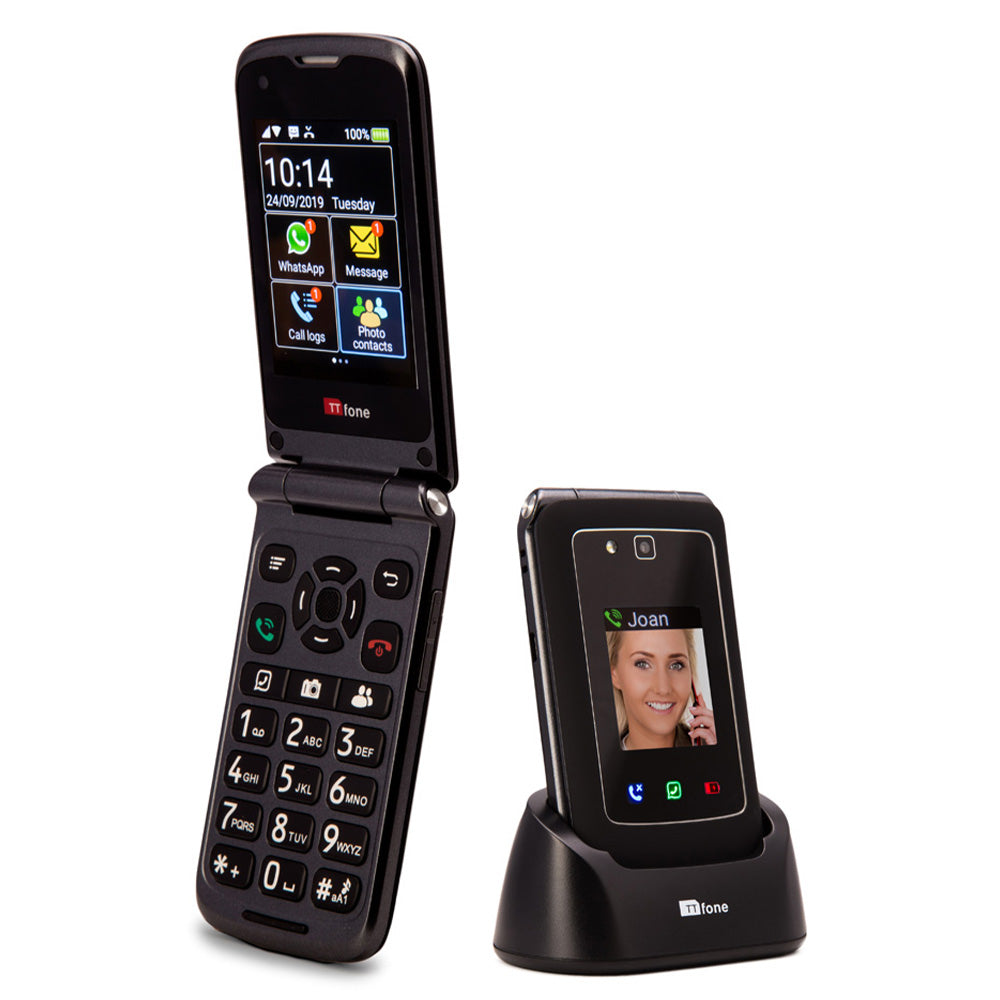 TTfone Titan TT950 Big Button Mobile with Three Pay As You Go