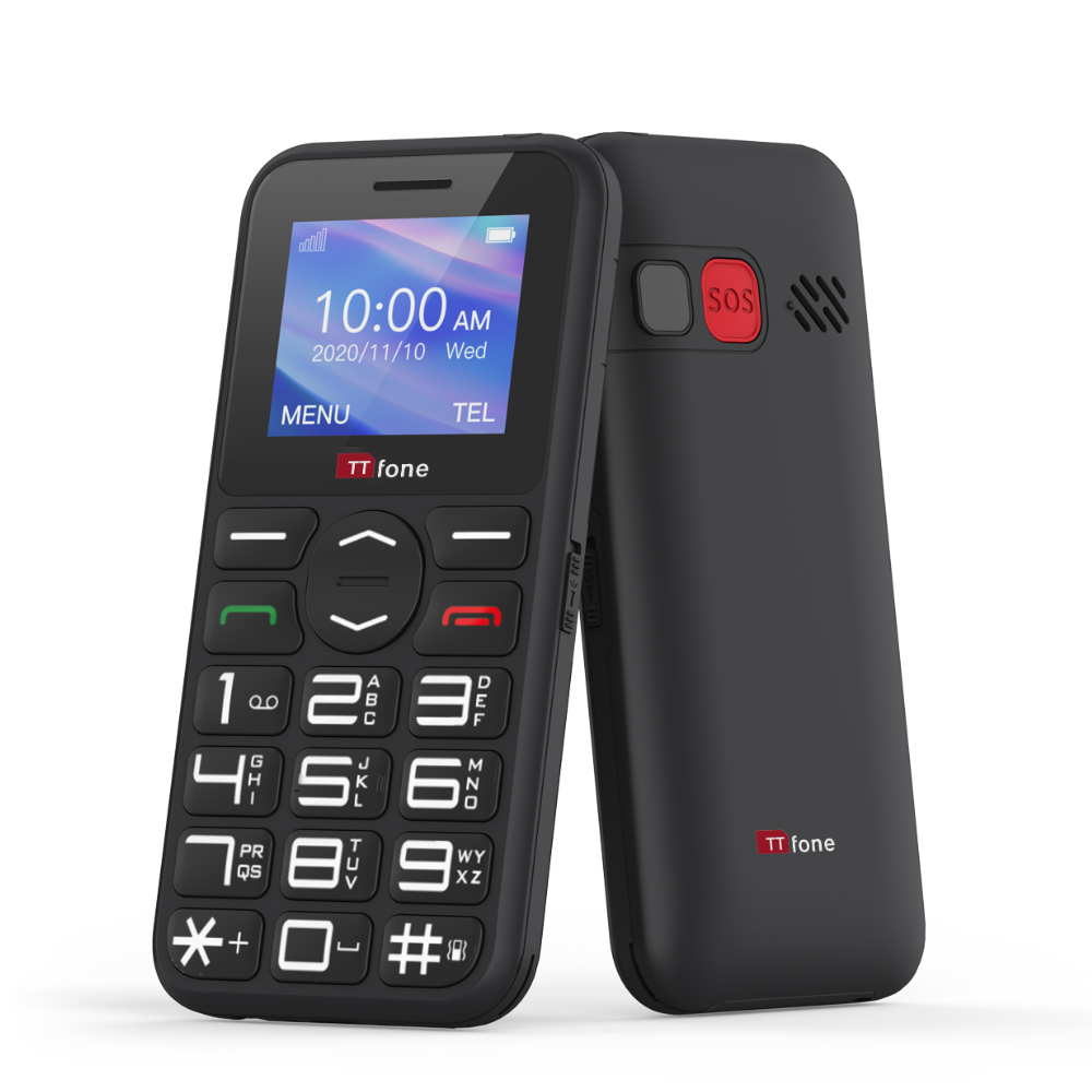 TTfone TT190 Big Button Basic Senior Unlocked SOS Emergency Mobile with USB charger only