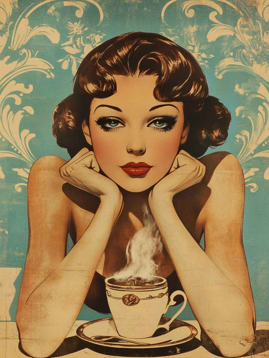 Vintage Coffee Poster Art- Metal Tin Sign Poster