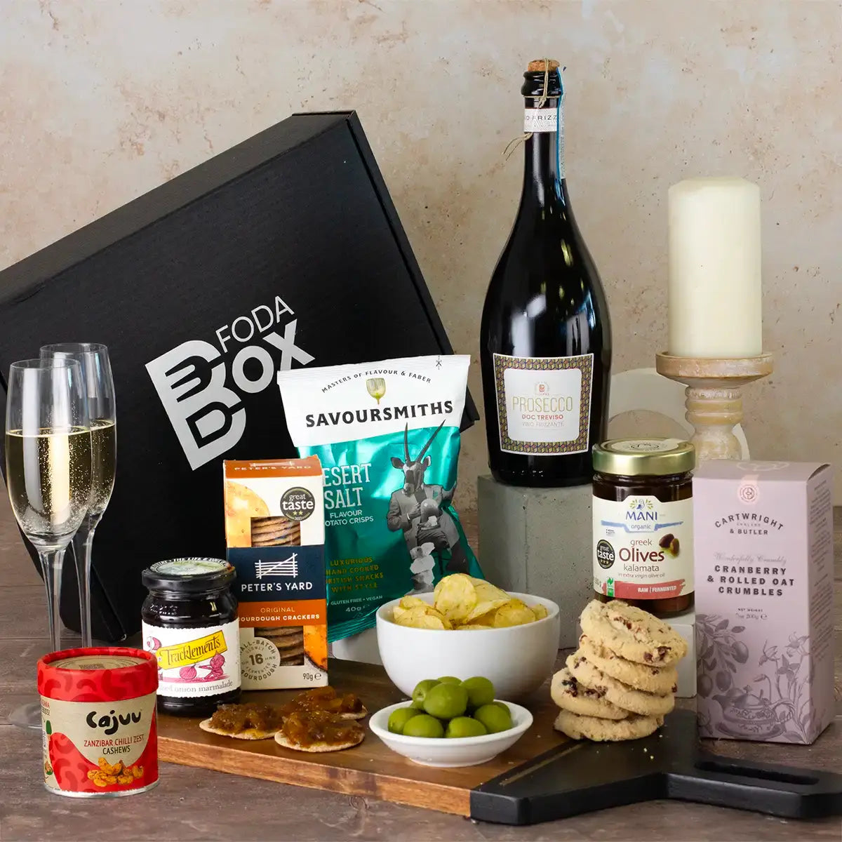 Prosecco and Snacks Hamper