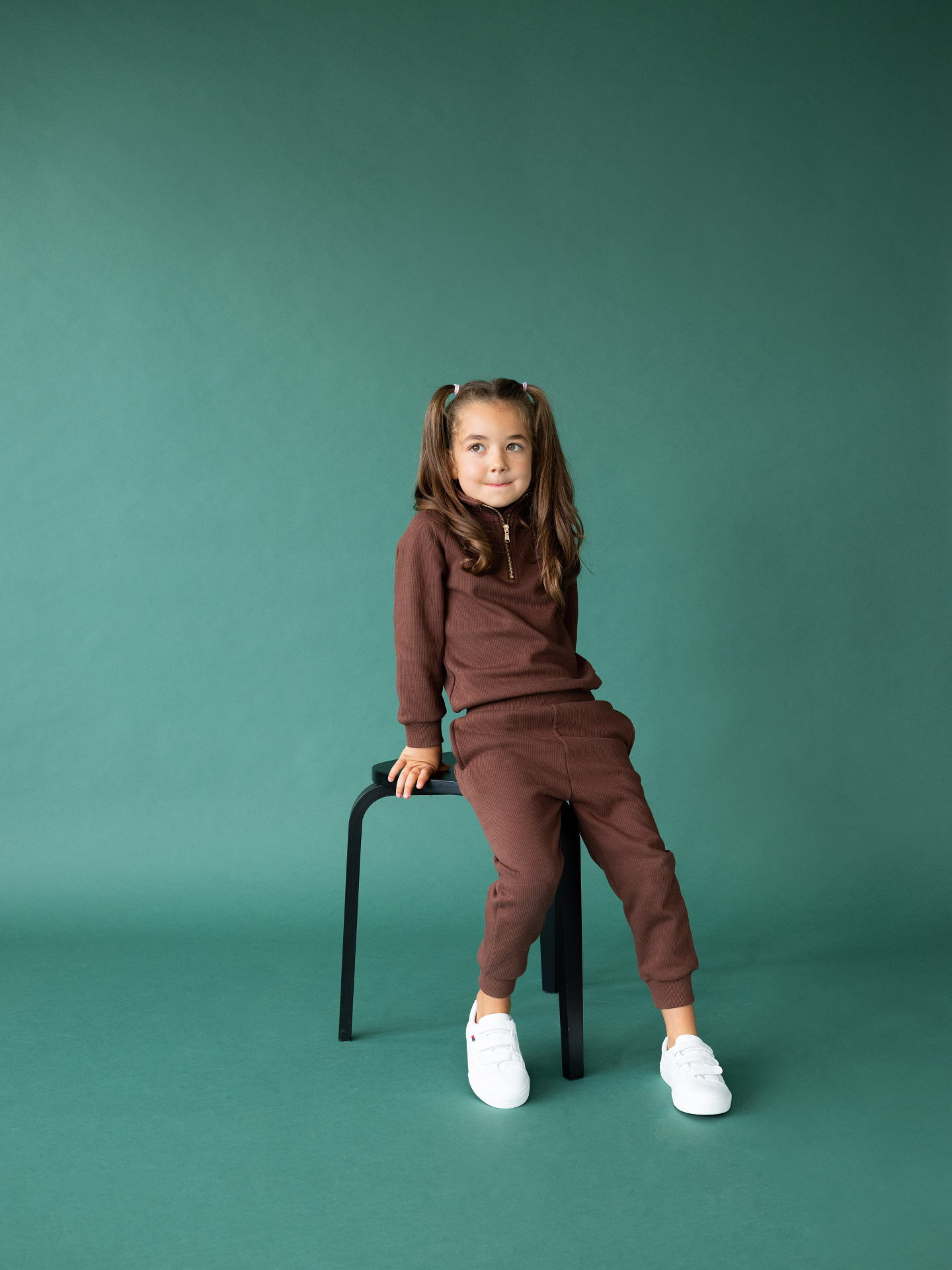 Walnut Kids Fleeced Tracksuit Ribbed Cotton