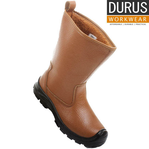 Durus Workwear Steel Toe Cap Fur Lined Rigger Boot SBU01