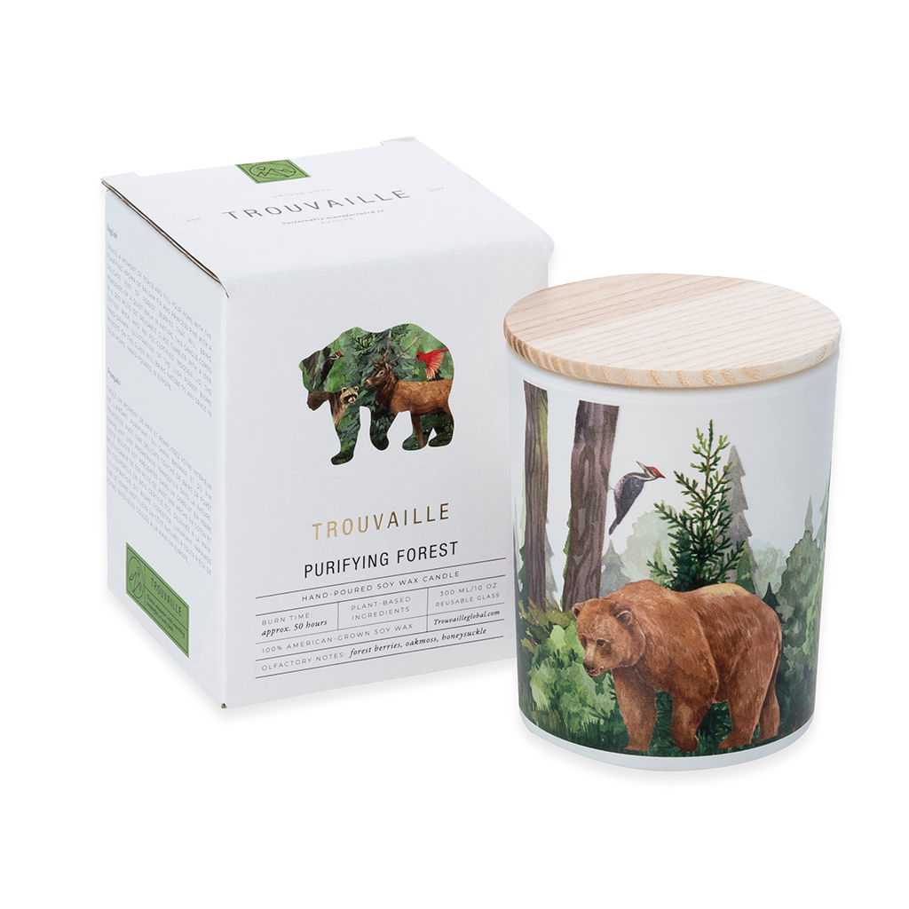 Save The Planet Scented Soy Wax Candle: Purifying Forest