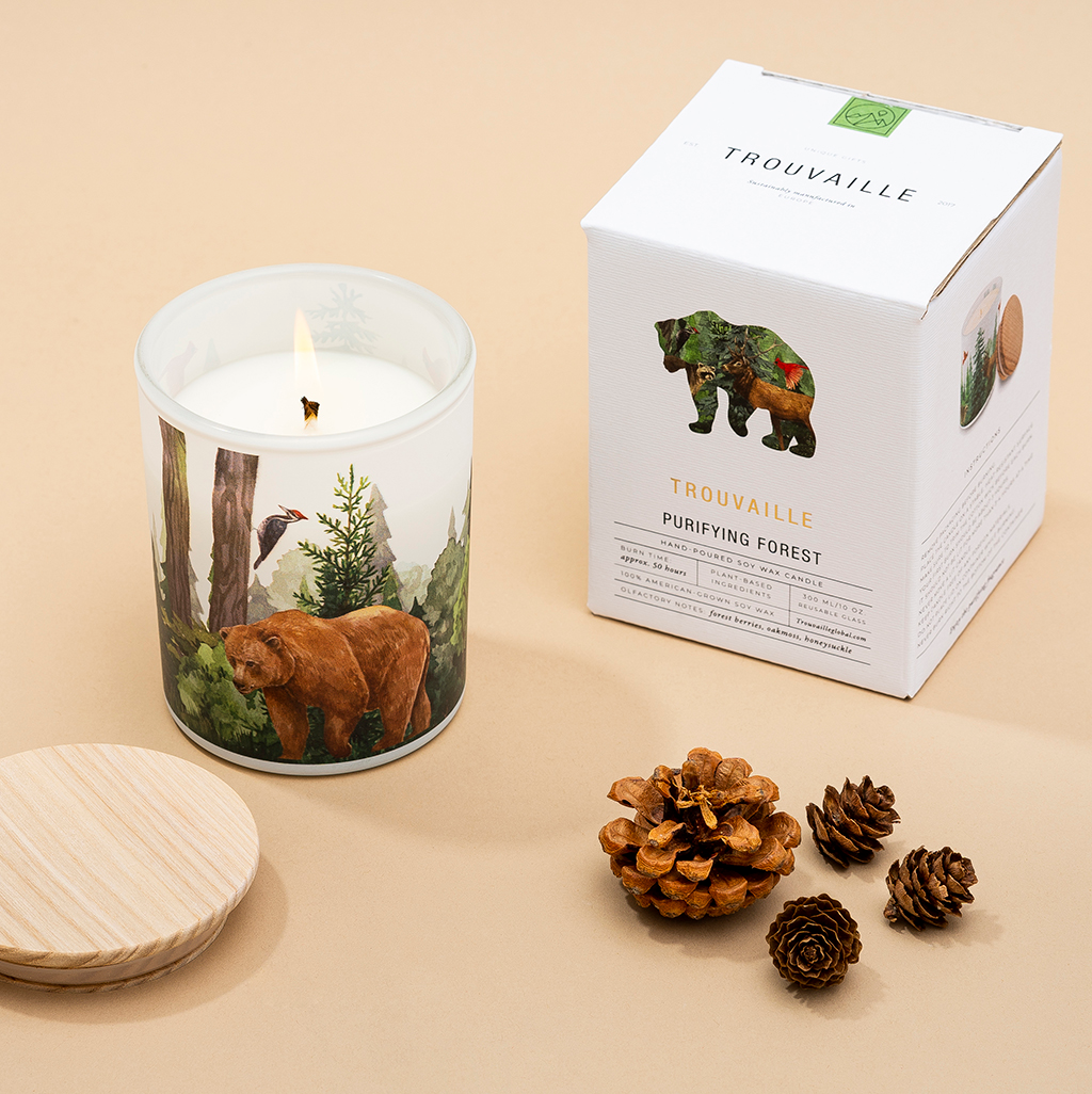 Save The Planet Scented Soy Wax Candle: Purifying Forest