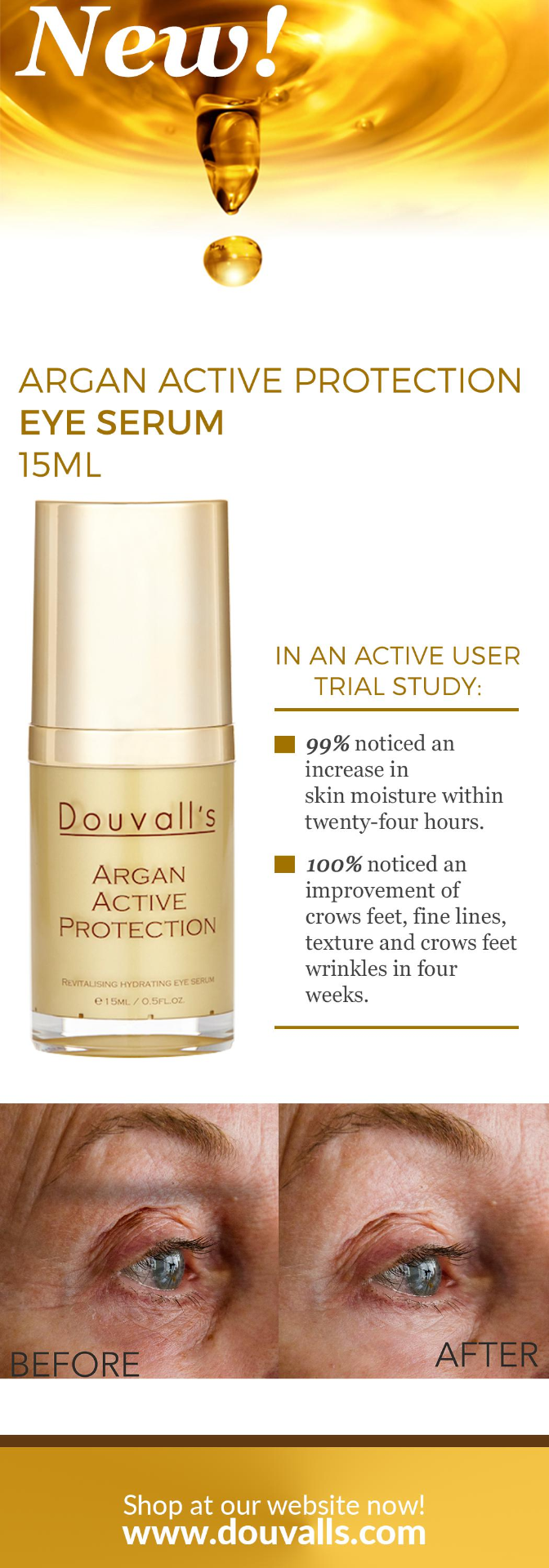 Argan Active Protection Eye Serum 15ml