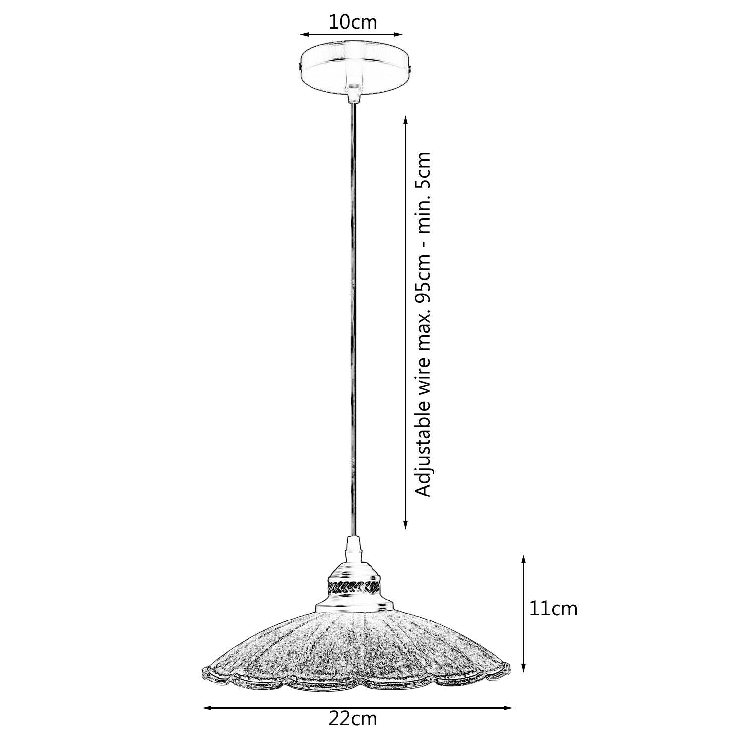 Industrial Vintage Retro Hanging Pendant Lighting for Kitchen Island, Cage Hanging Light Fixtures~1291