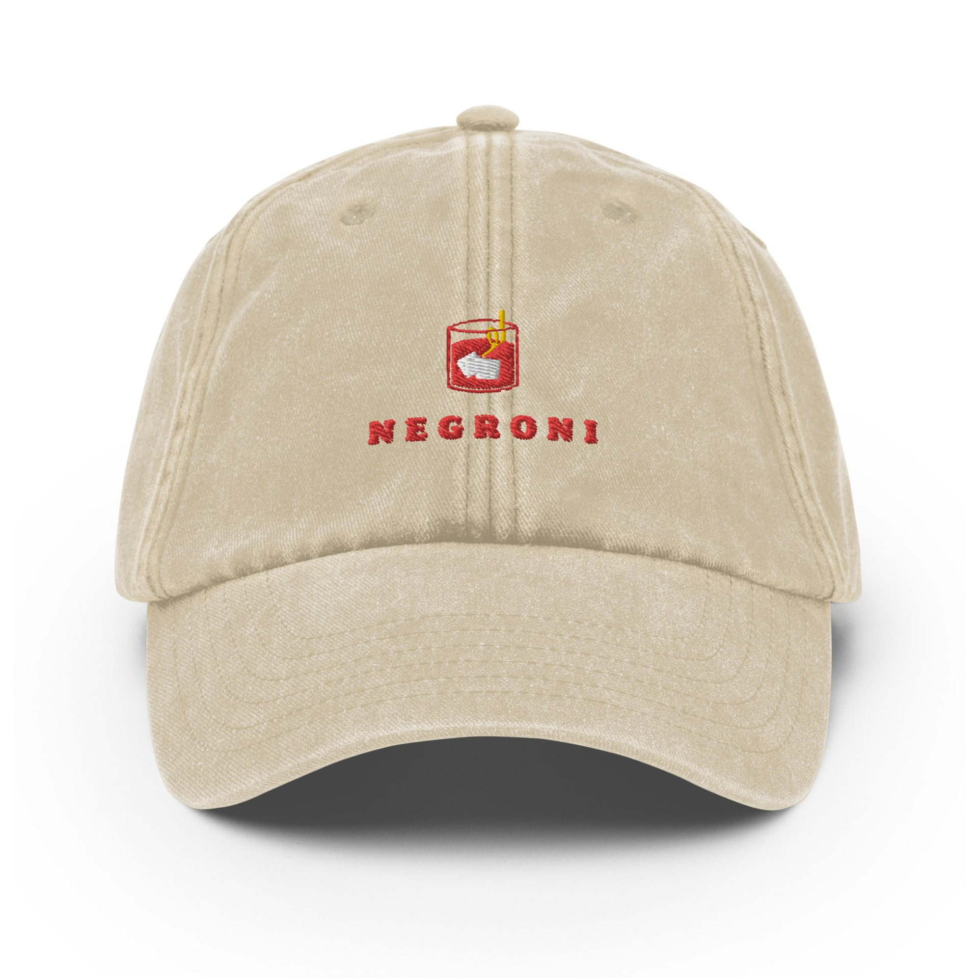 Negroni - Embroidered Vintage Cap