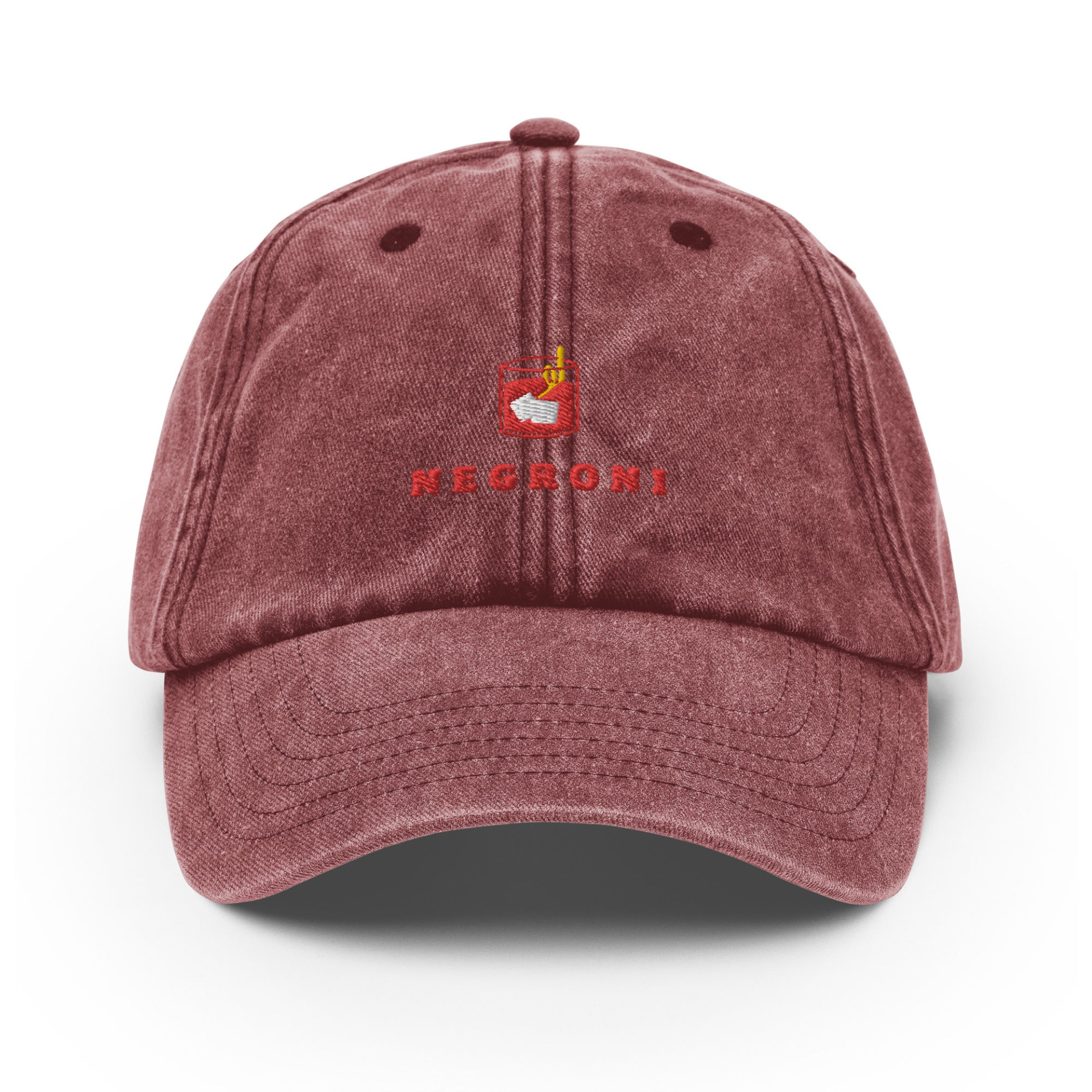 Negroni - Embroidered Vintage Cap