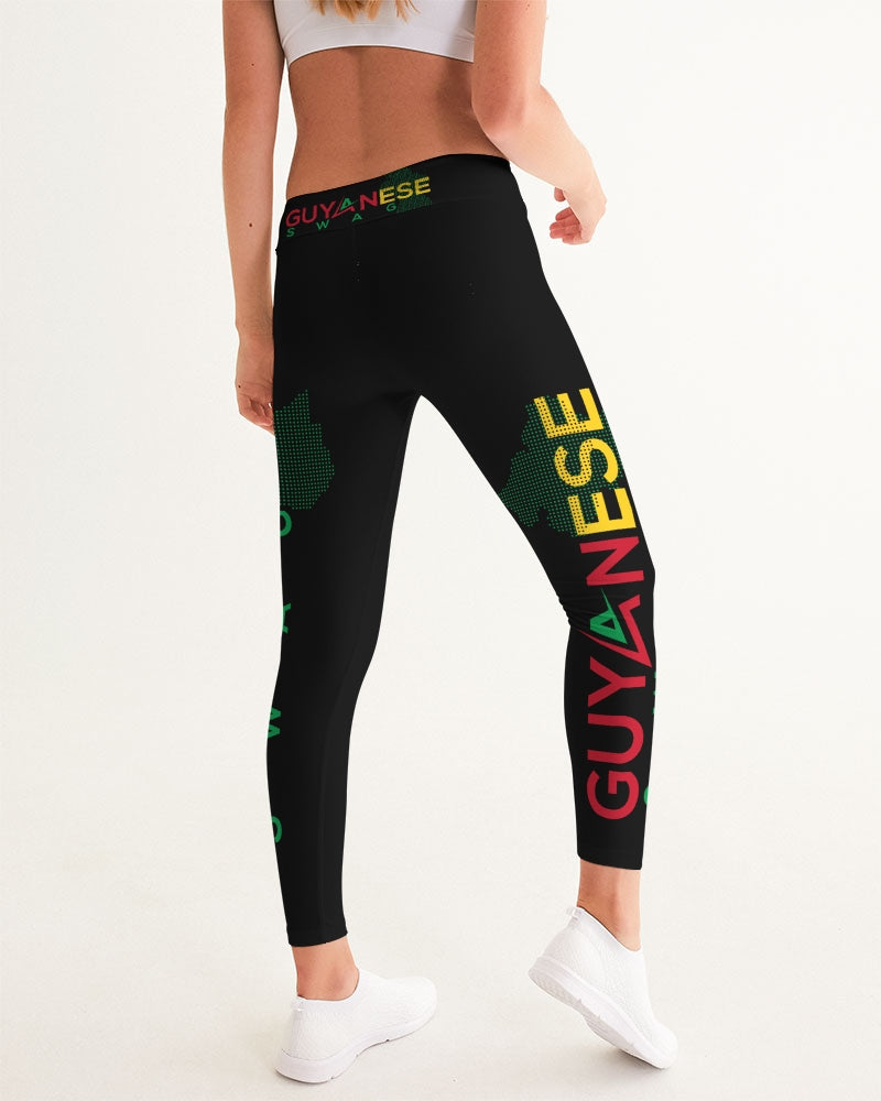 Guyanese Swag Guyana Map Women's Yoga Pants