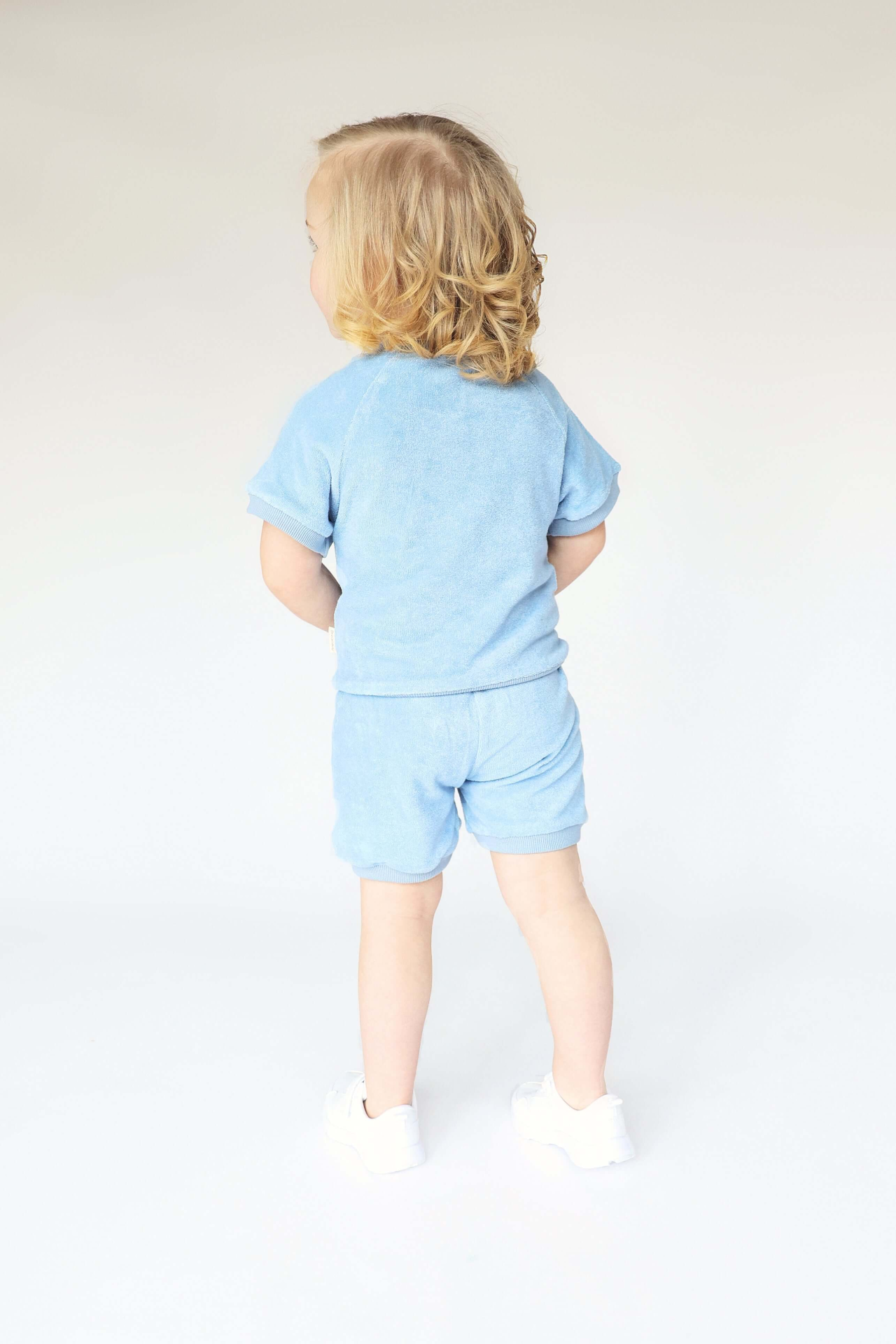 Sky Blue Towelling Cotton Summer Tracksuit Unisex