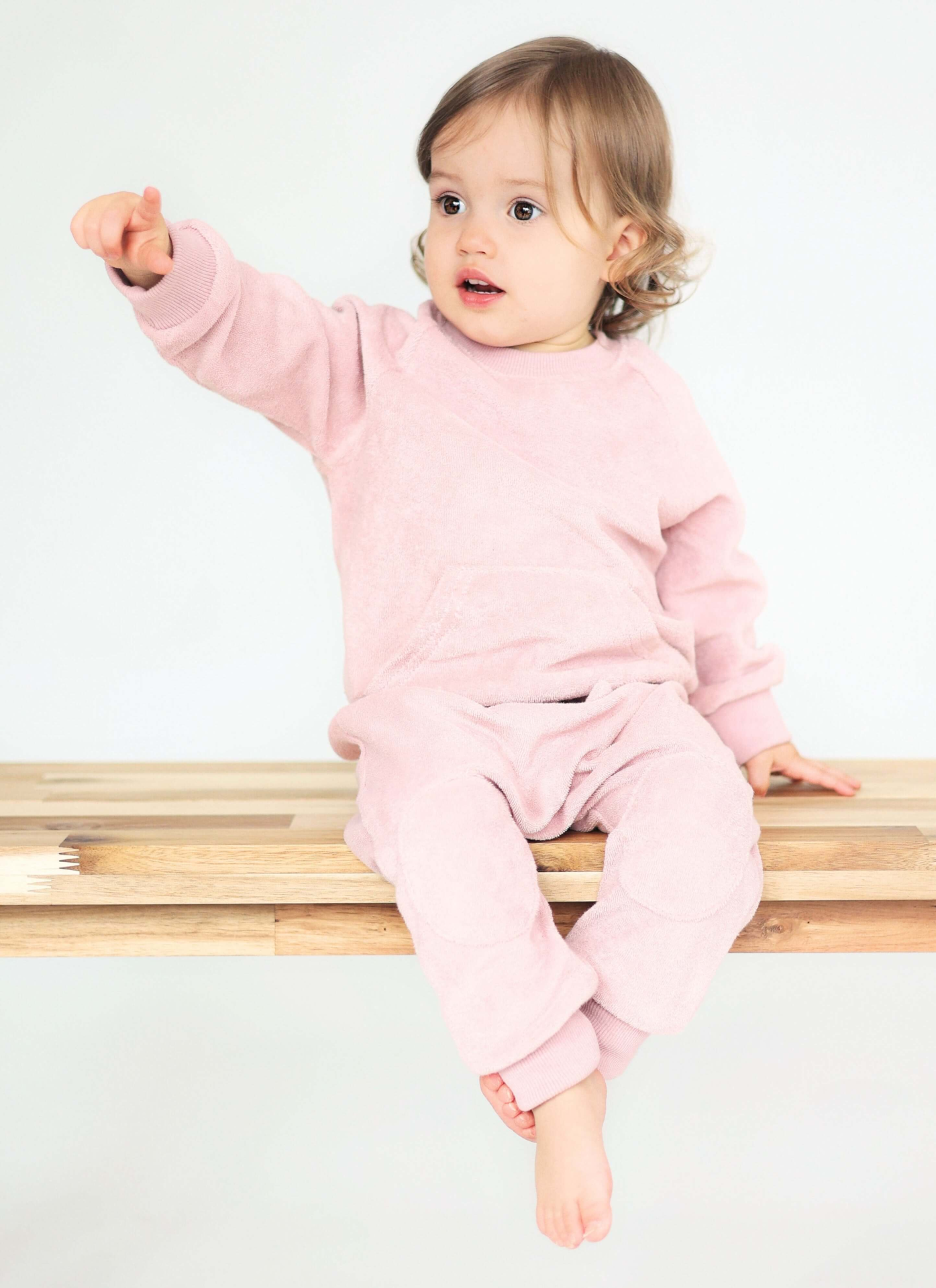 Blush Towelling Cotton Tracksuit Unisex