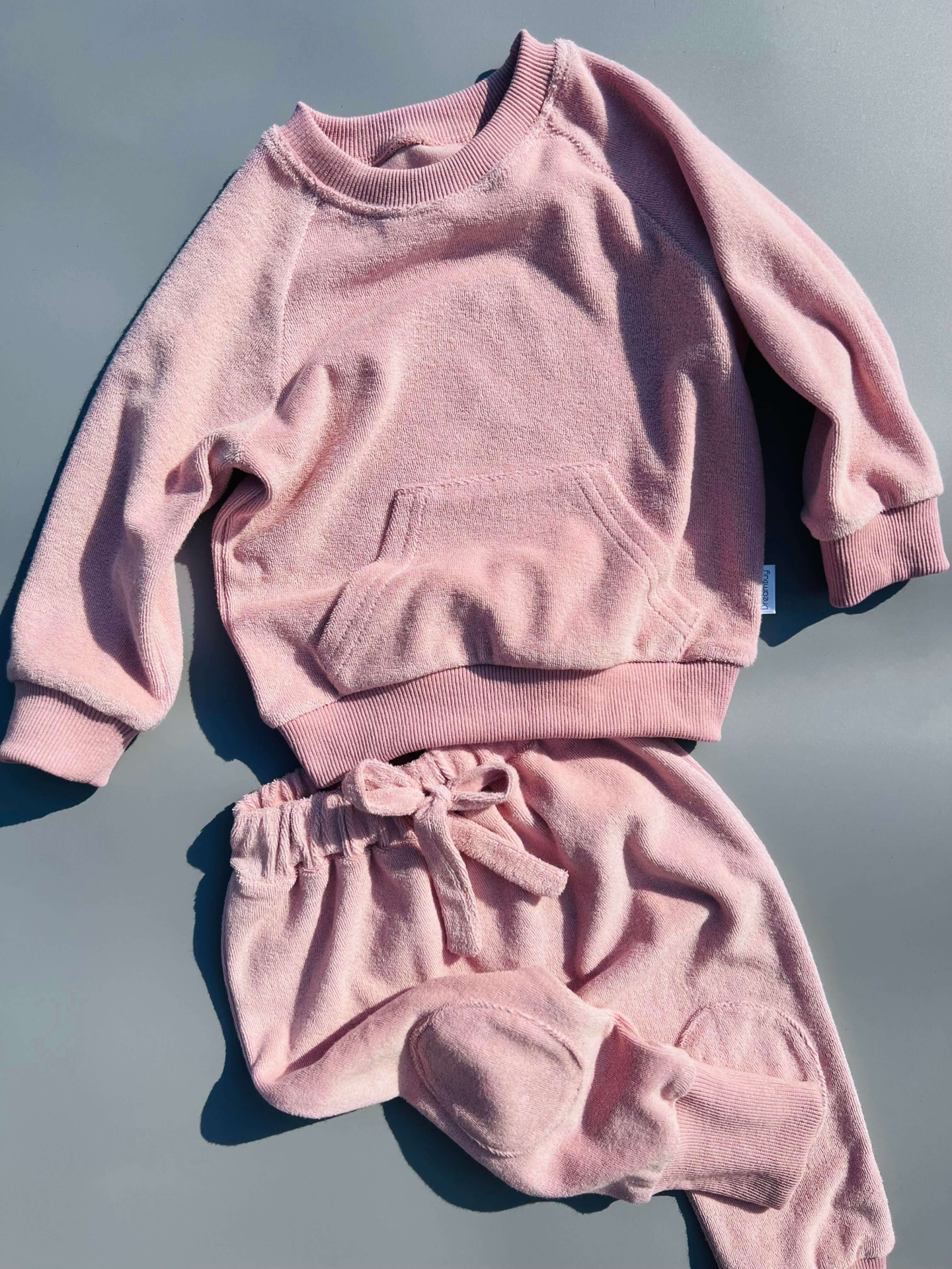 Blush Towelling Cotton Tracksuit Unisex