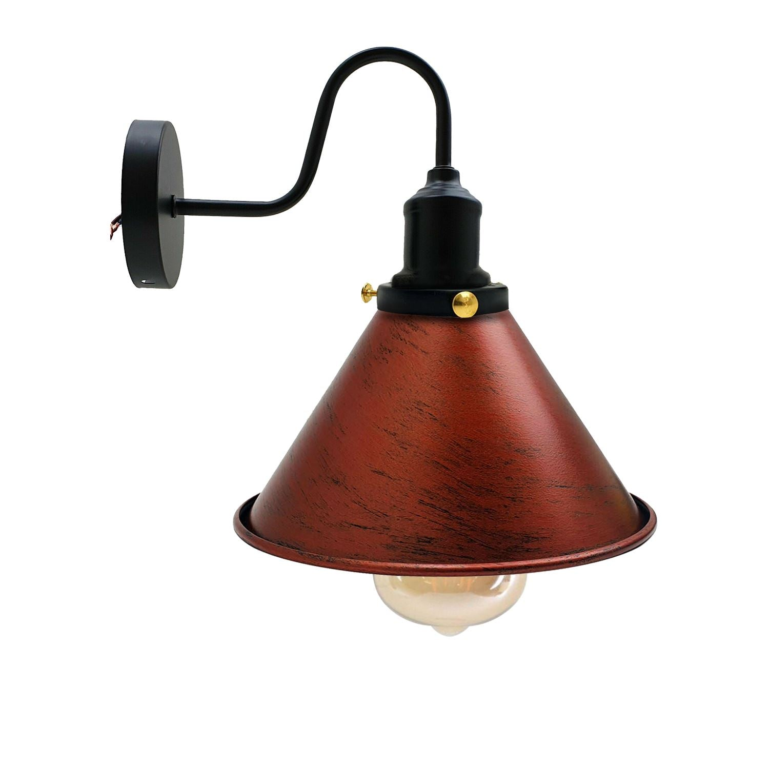 Industrial Metal Wall Light Fitting Vintage Cone shape Wall Sconce~3388