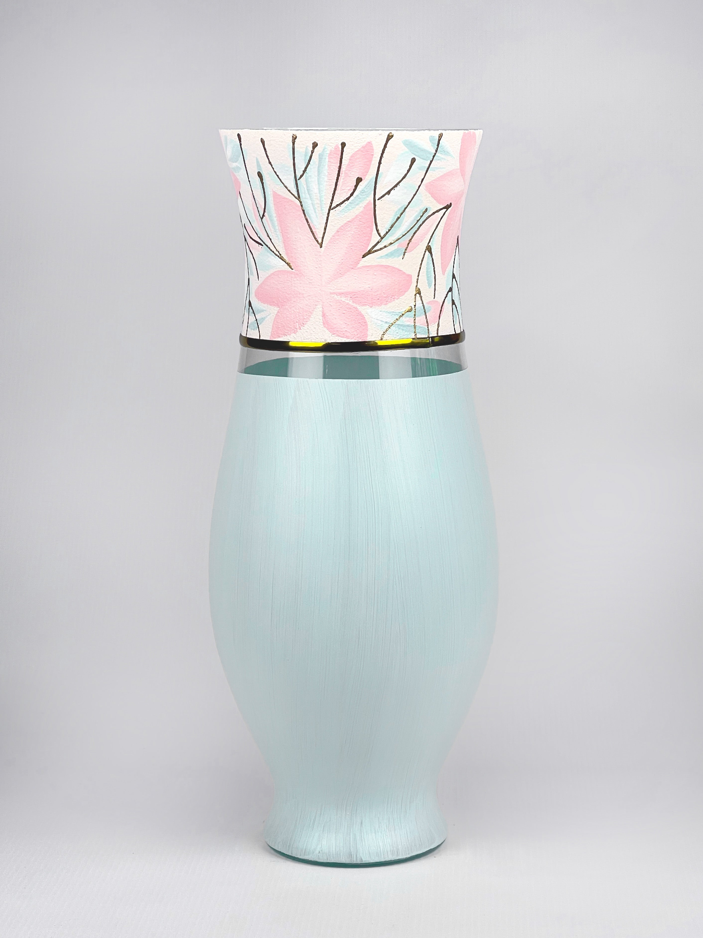 Art decorative glass vase 8290/400/sh164.2