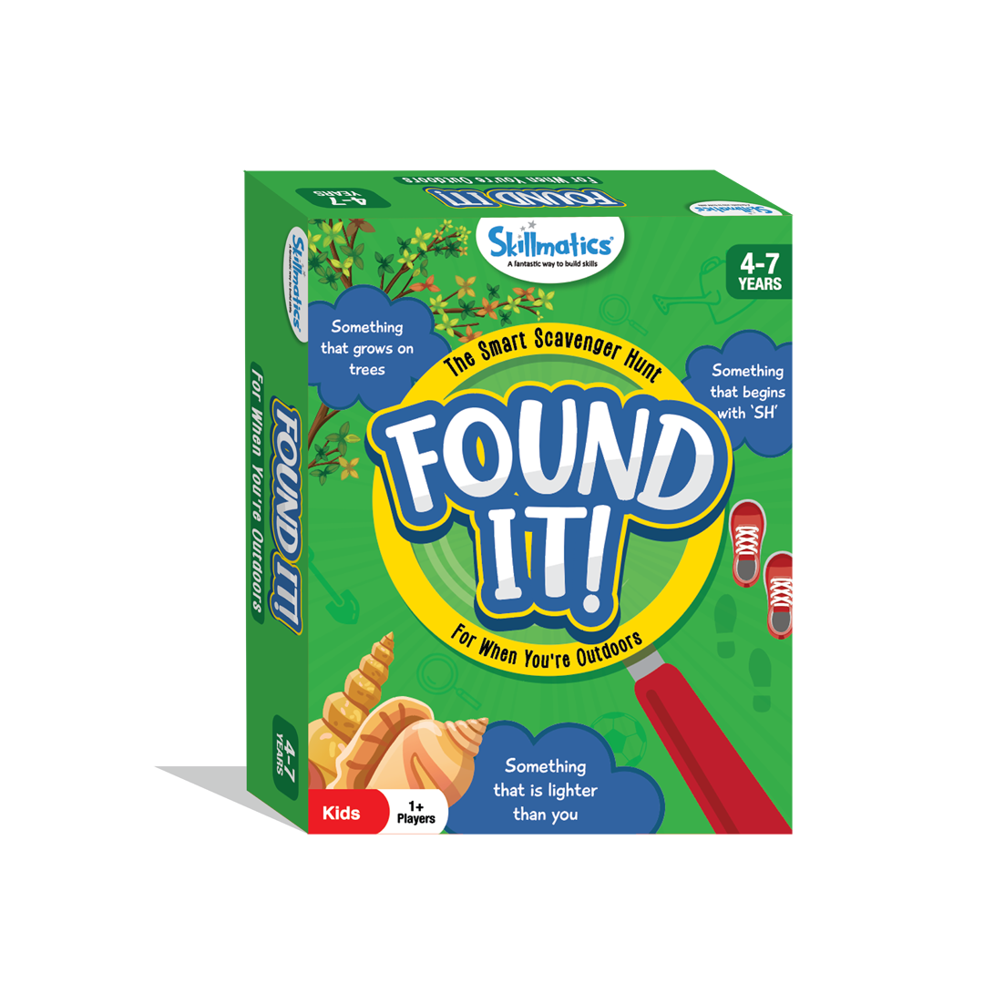 Skillmatics Card Game : Found It Outdoor Edition | Easter Gifts for Ages 4-7 | Smart Scavenger Hunt for Kids | Super Fun Family Game