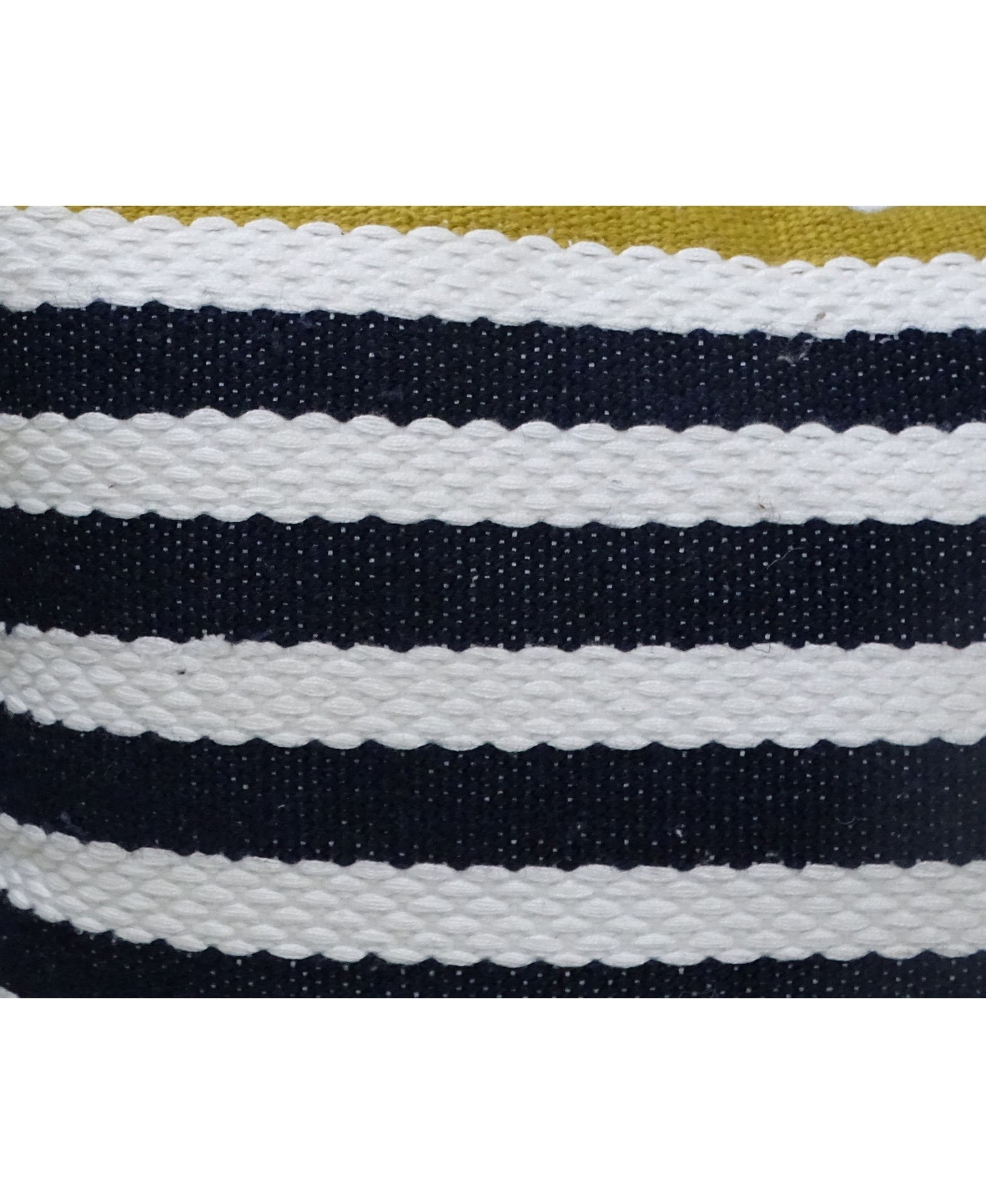 Striped Blue Decorative Outdoor Pillow 14"x20"