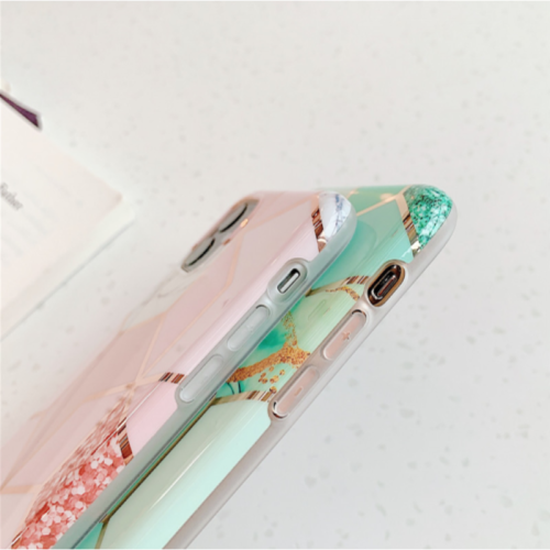 Marble TPU Case for iPhone 11 - Pink