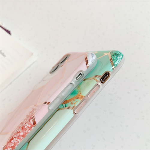 Marble TPU Case for iPhone X / Xs - Green