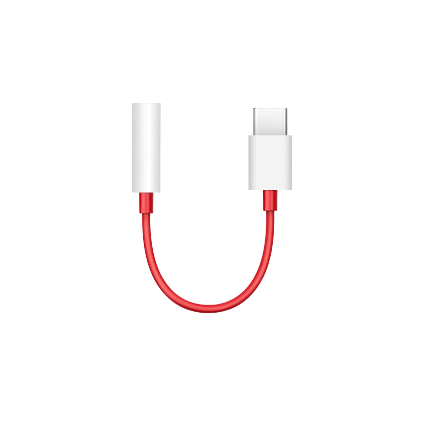 OnePlus D602 USB-C to 3.5mm Adapter - Red (For OnePlus only)